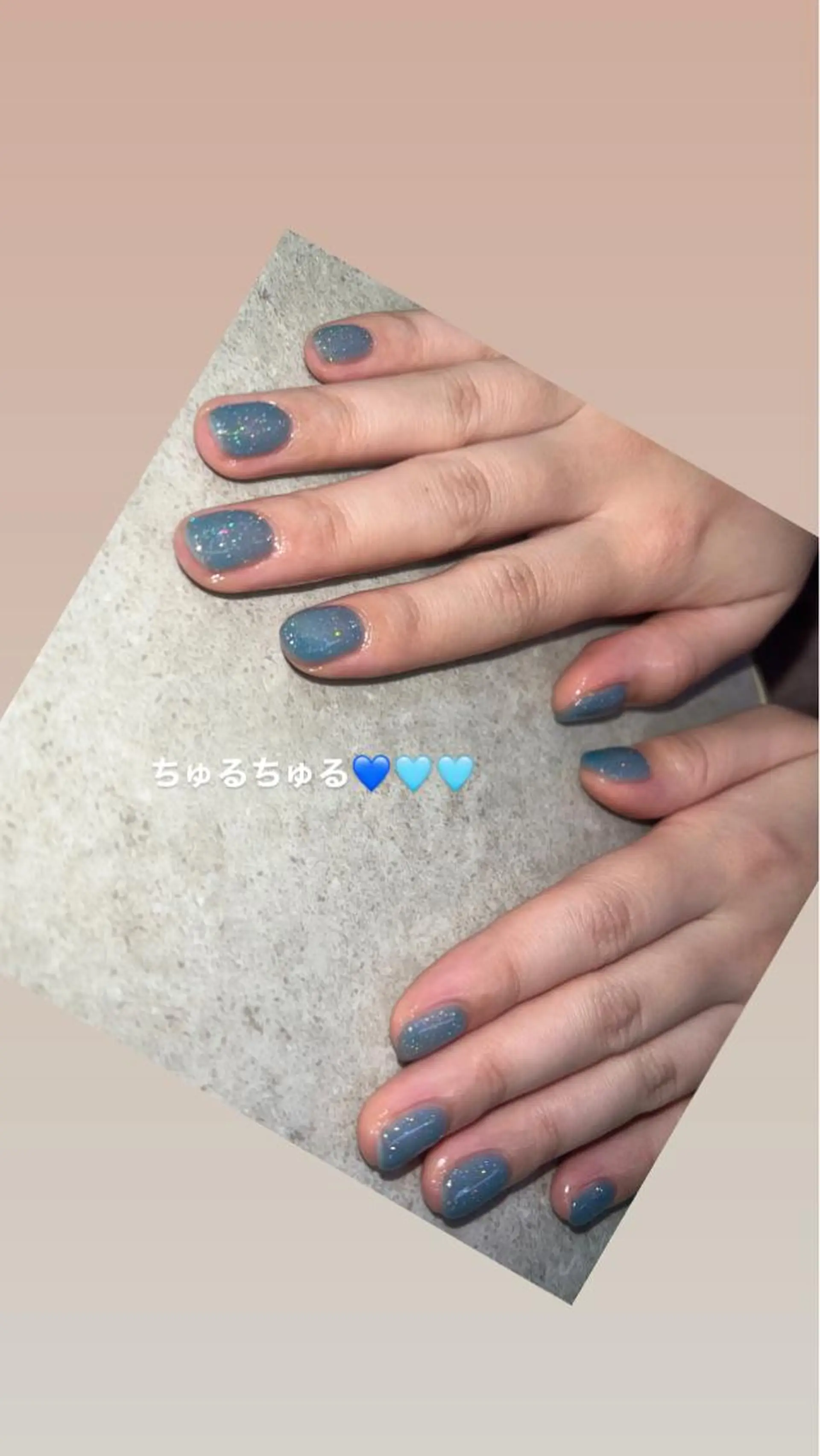 ネイル ラメ(グリッター) ワンカラーネイル Allma Nailのネイルデザイン