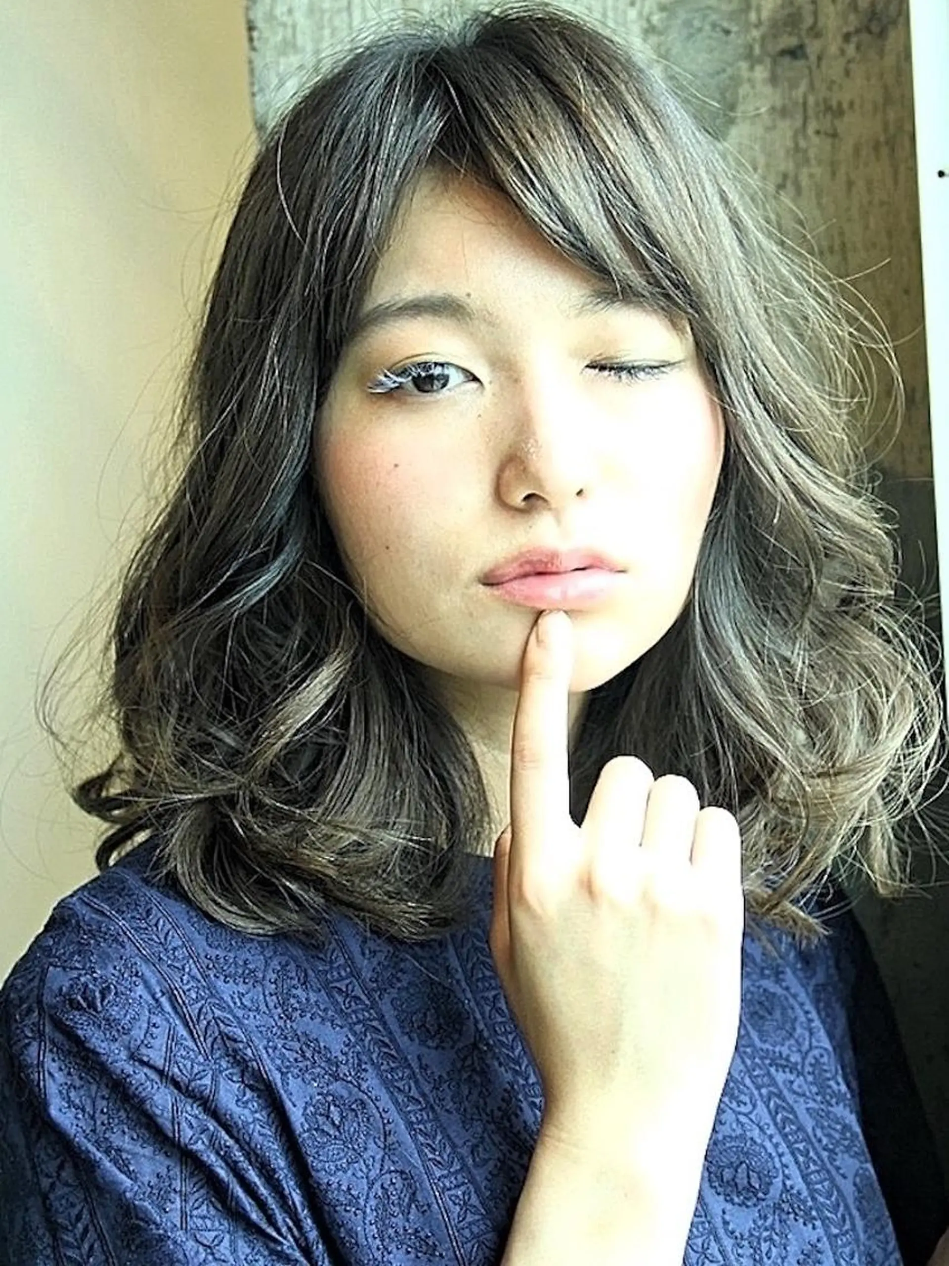 カラー セミロング インナーカラー ヘアカラー トリートメント ヘッドスパ 🌿flencia 丸　和博🌿のヘアスタイル