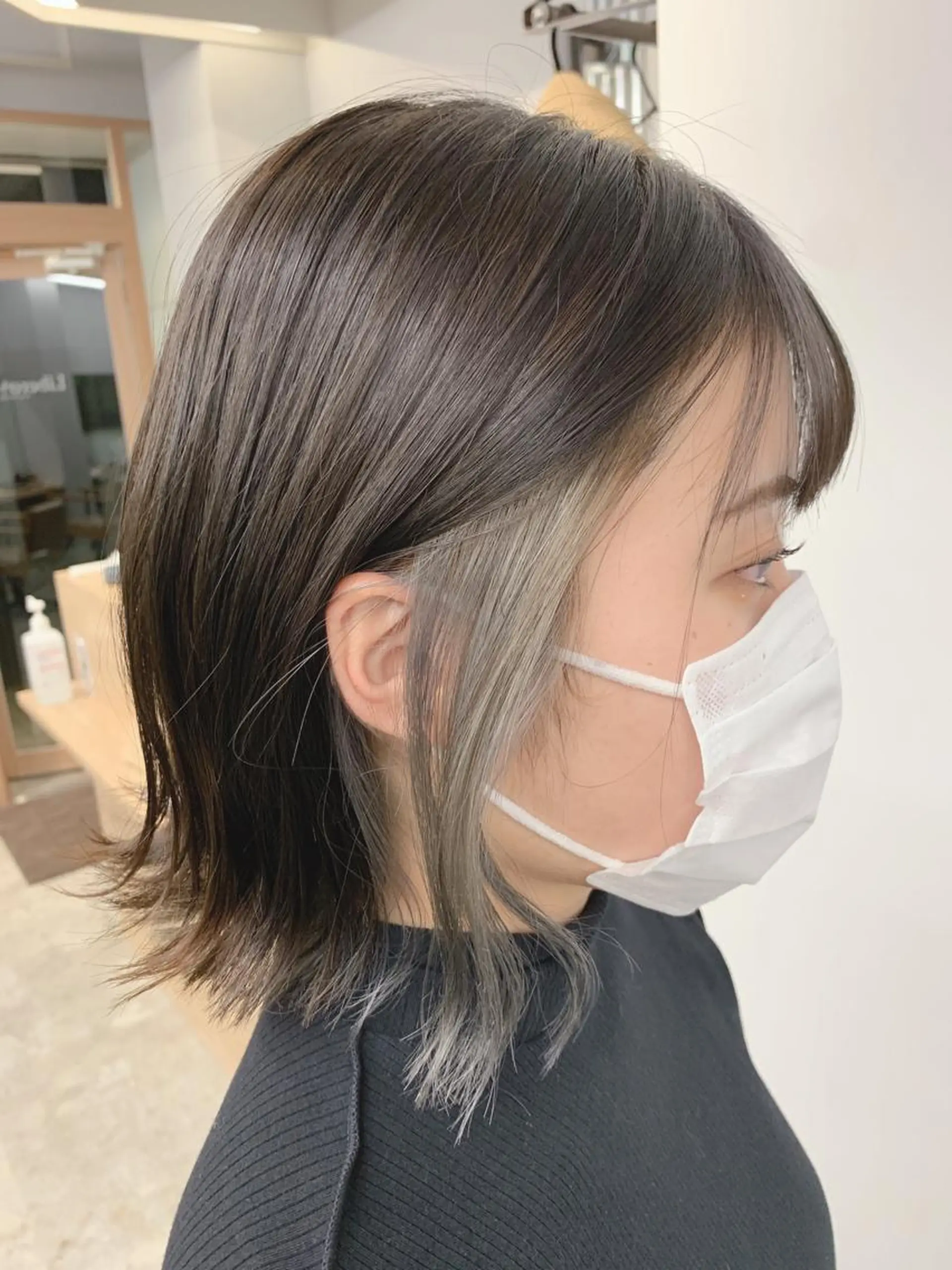 ミディアム SAEKI【ior 】北千住店ブリーチのヘアスタイル