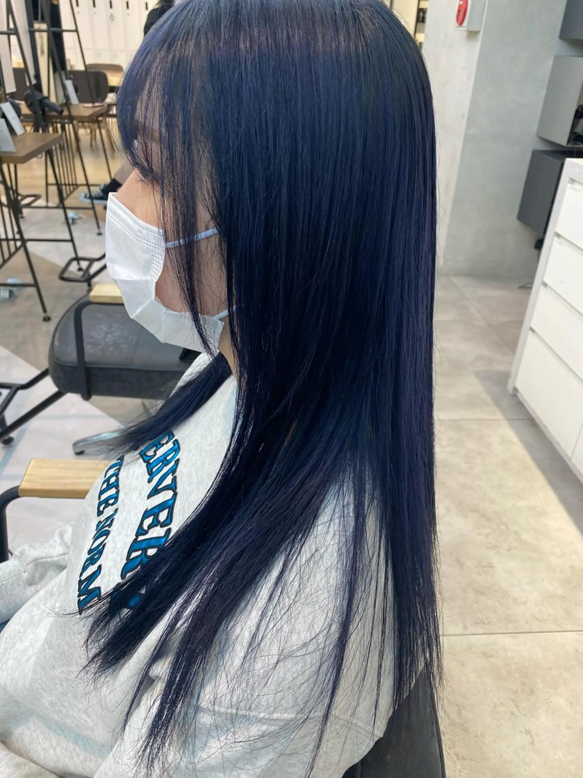 ロング ヘアカラー 🌫️韓国hair kanon🇰🇷のヘアスタイル