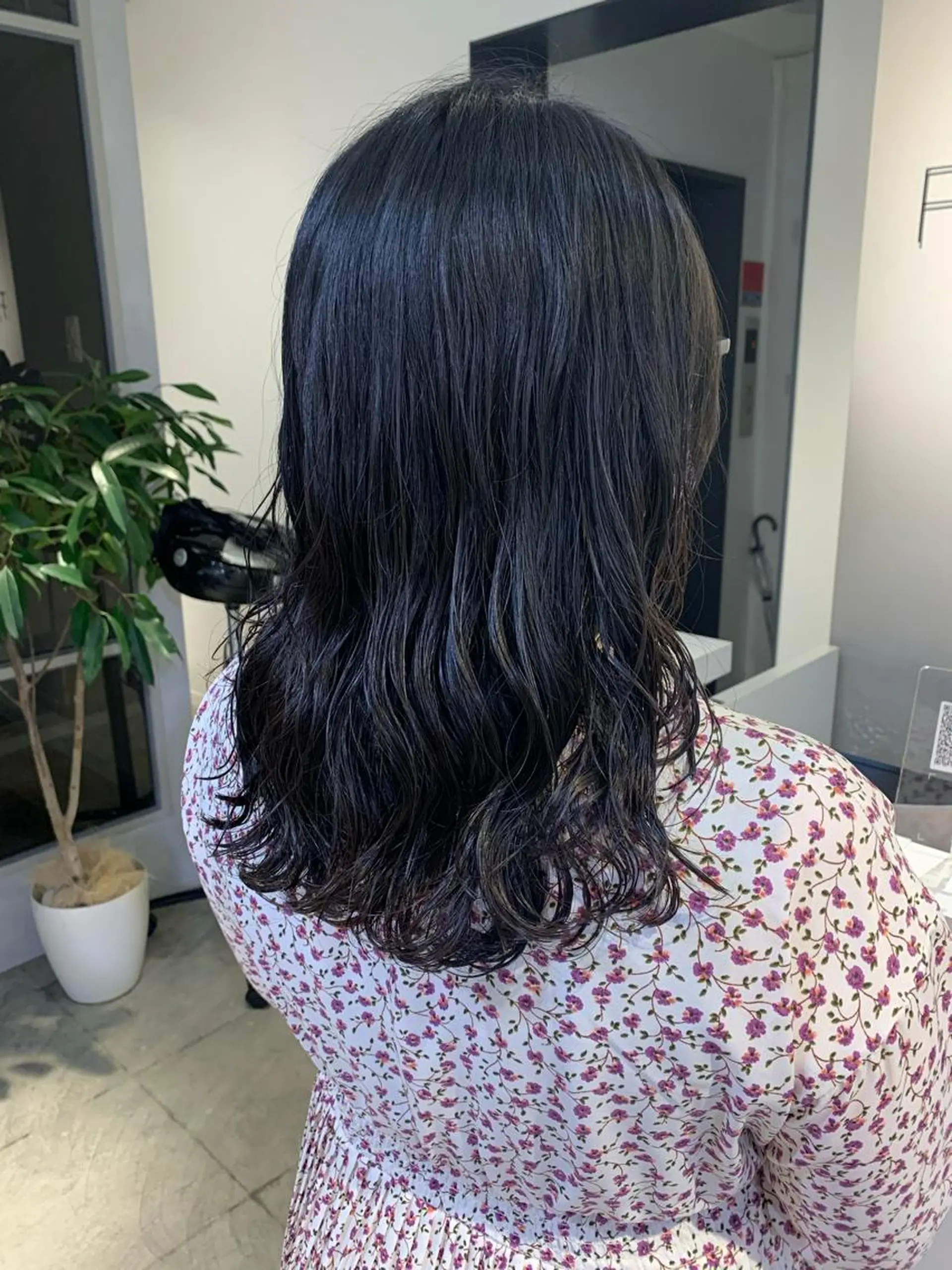 ミディアム パーマ ミディアムパーマ 鈴木 真司のヘアスタイル