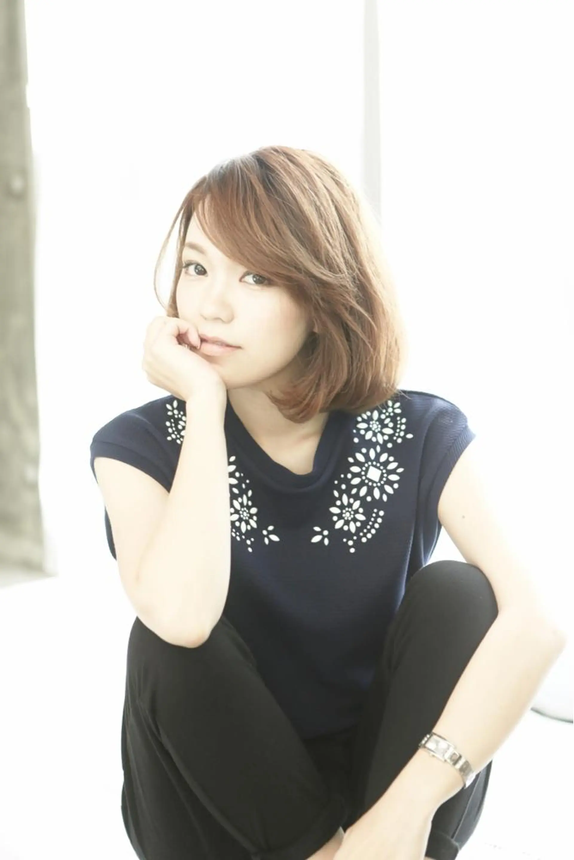 ミディアム ボブ 松浦 英俊のヘアスタイル