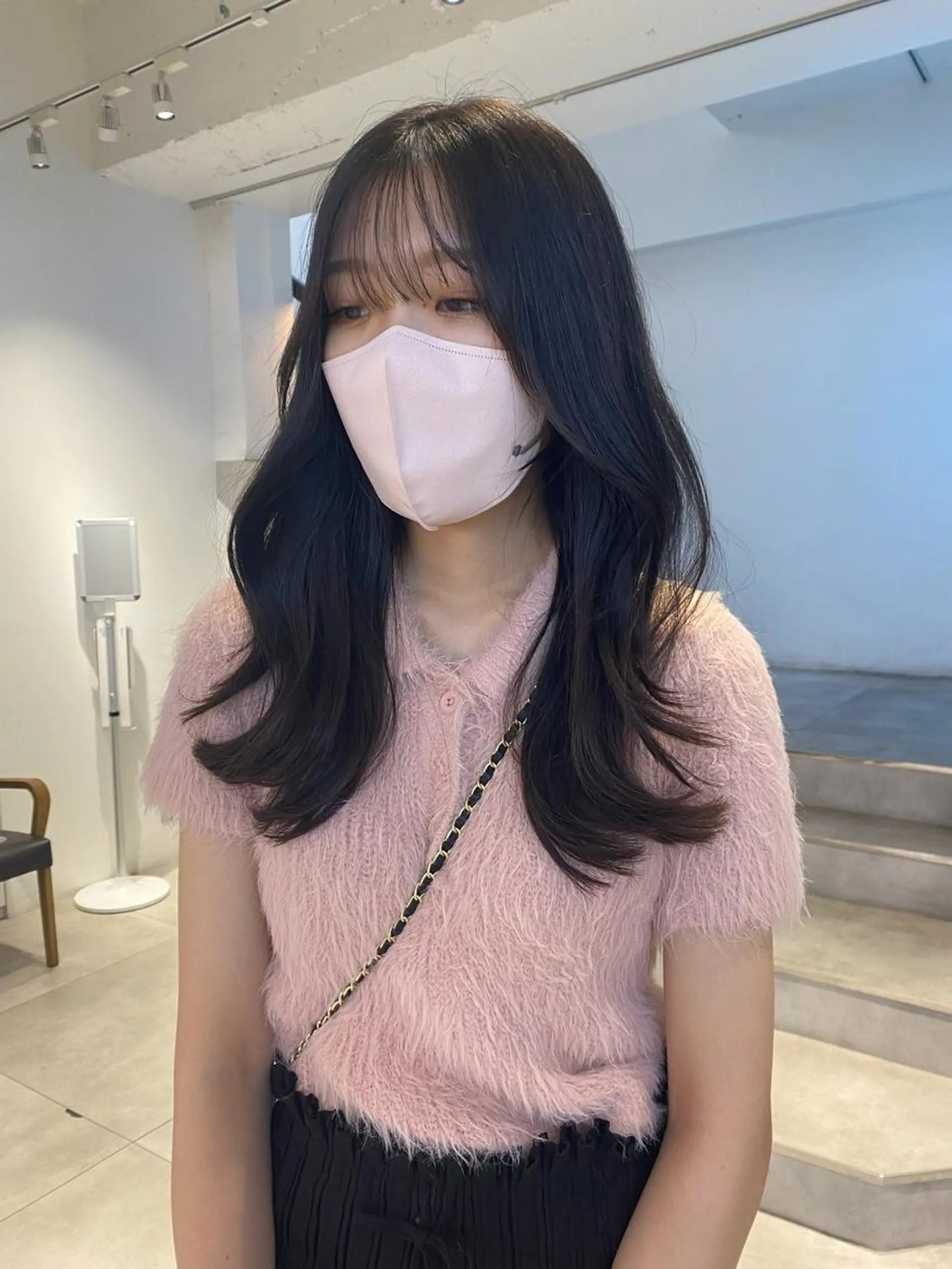 ロング カット 🌫️韓国hair kanon🇰🇷のヘアスタイル