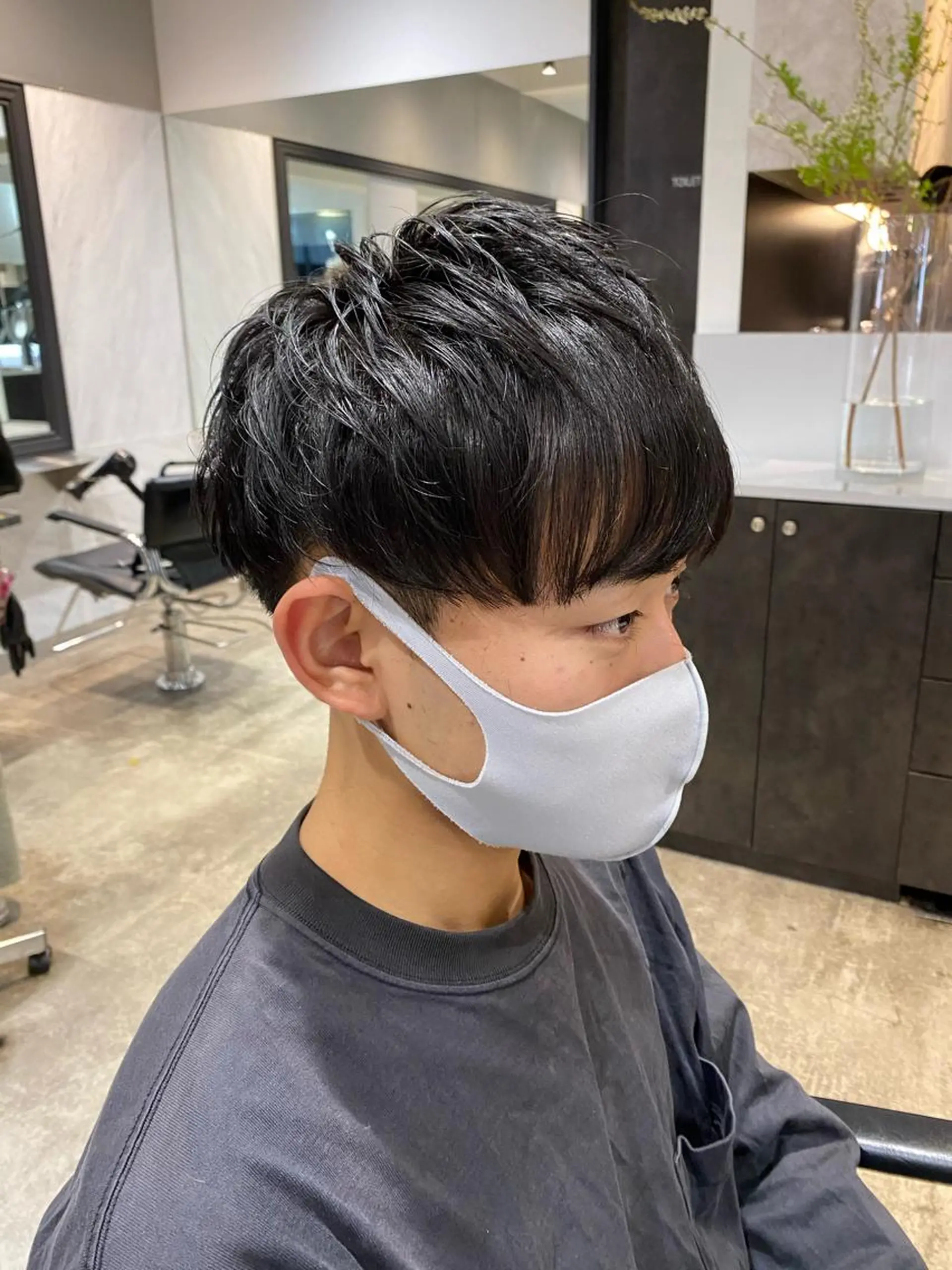 ショート メンズ マッシュ 増子 祐太朗のヘアスタイル