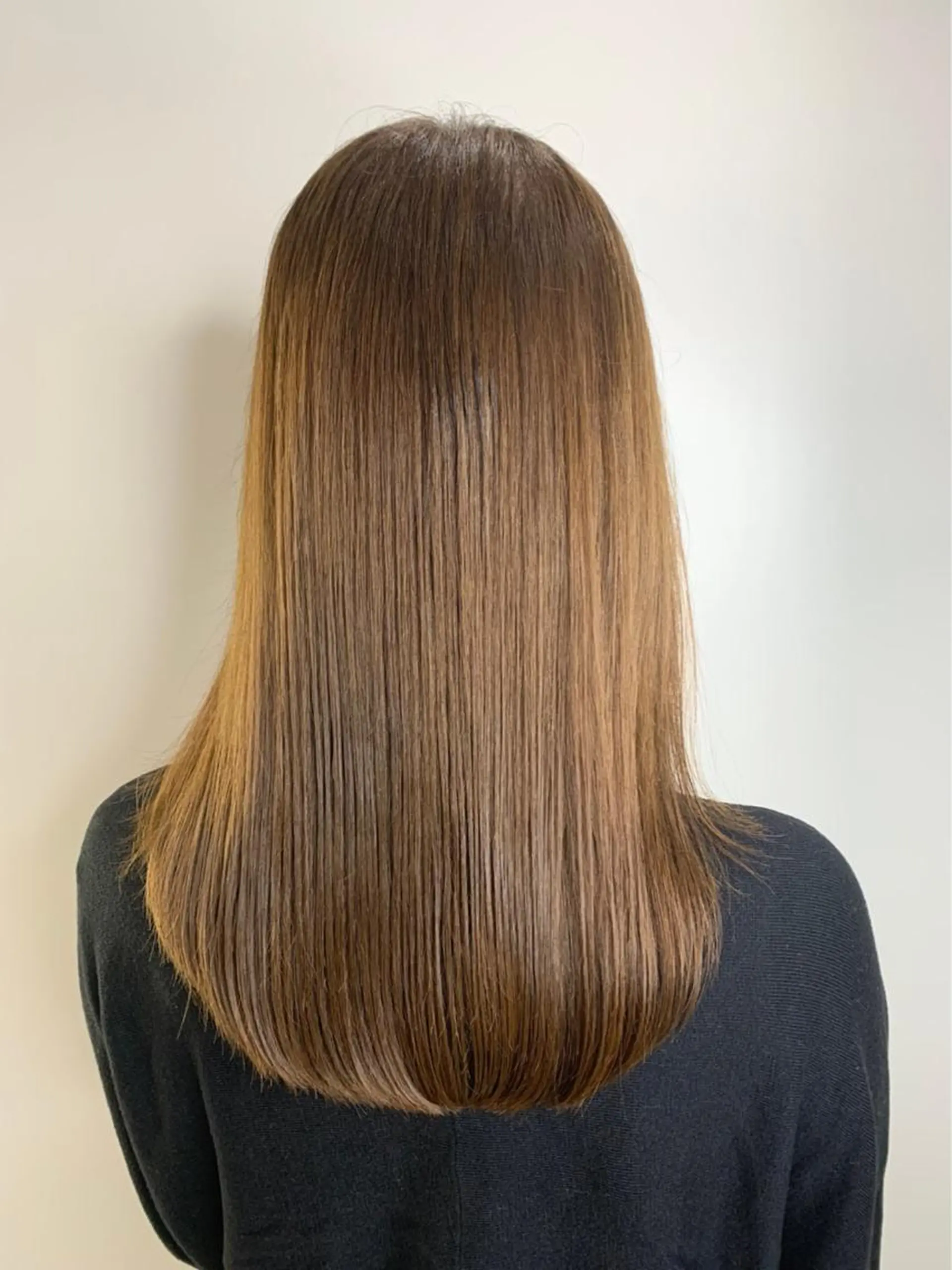 ロング カラー カット 縮毛矯正 トリートメント ☘️em HAIR 内藤光哉🍀のヘアスタイル