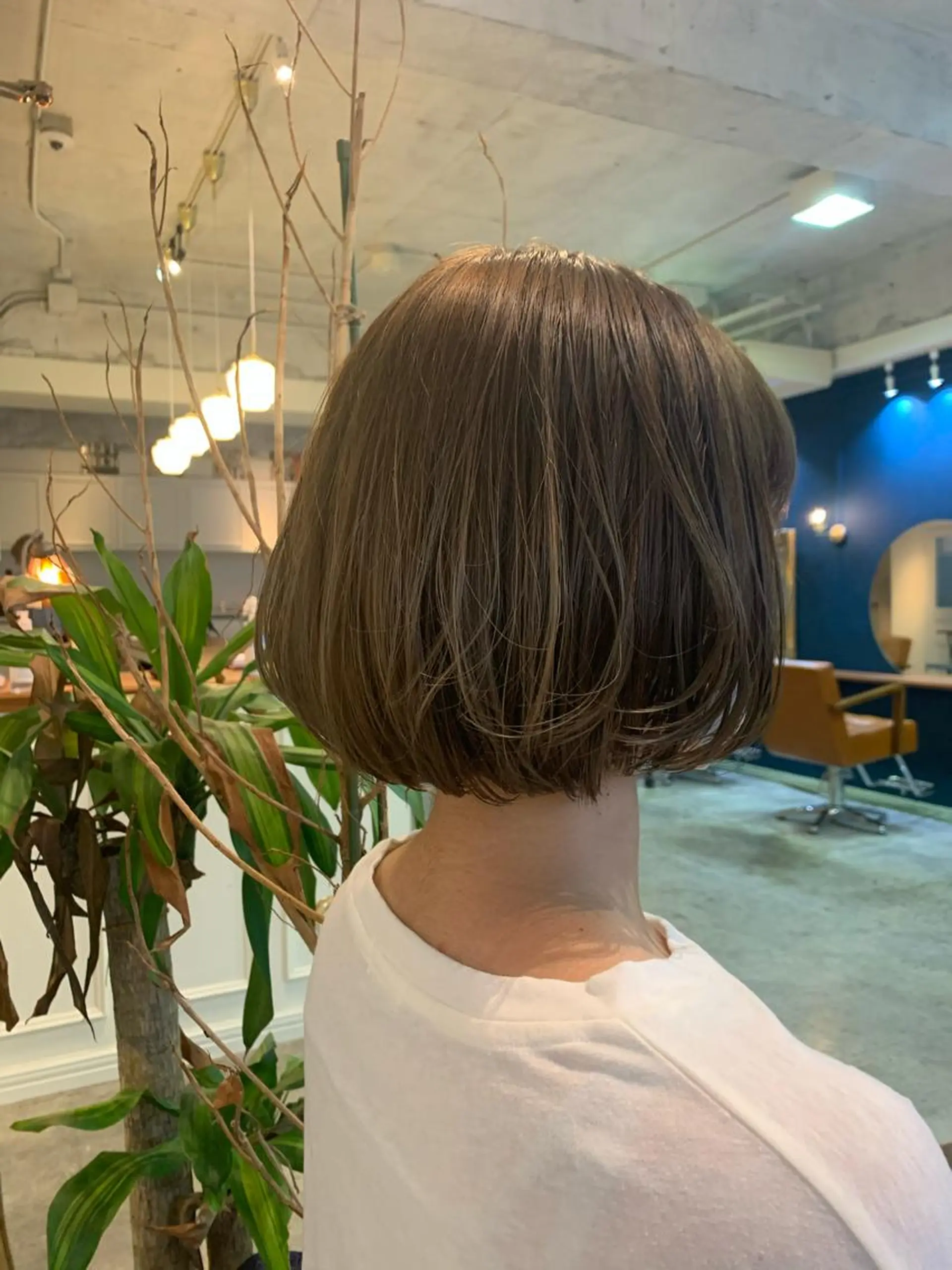 ショート アッシュ ヘアカラー トリートメント ヘッドスパ ヘアセット 山口 竣也のヘアスタイル