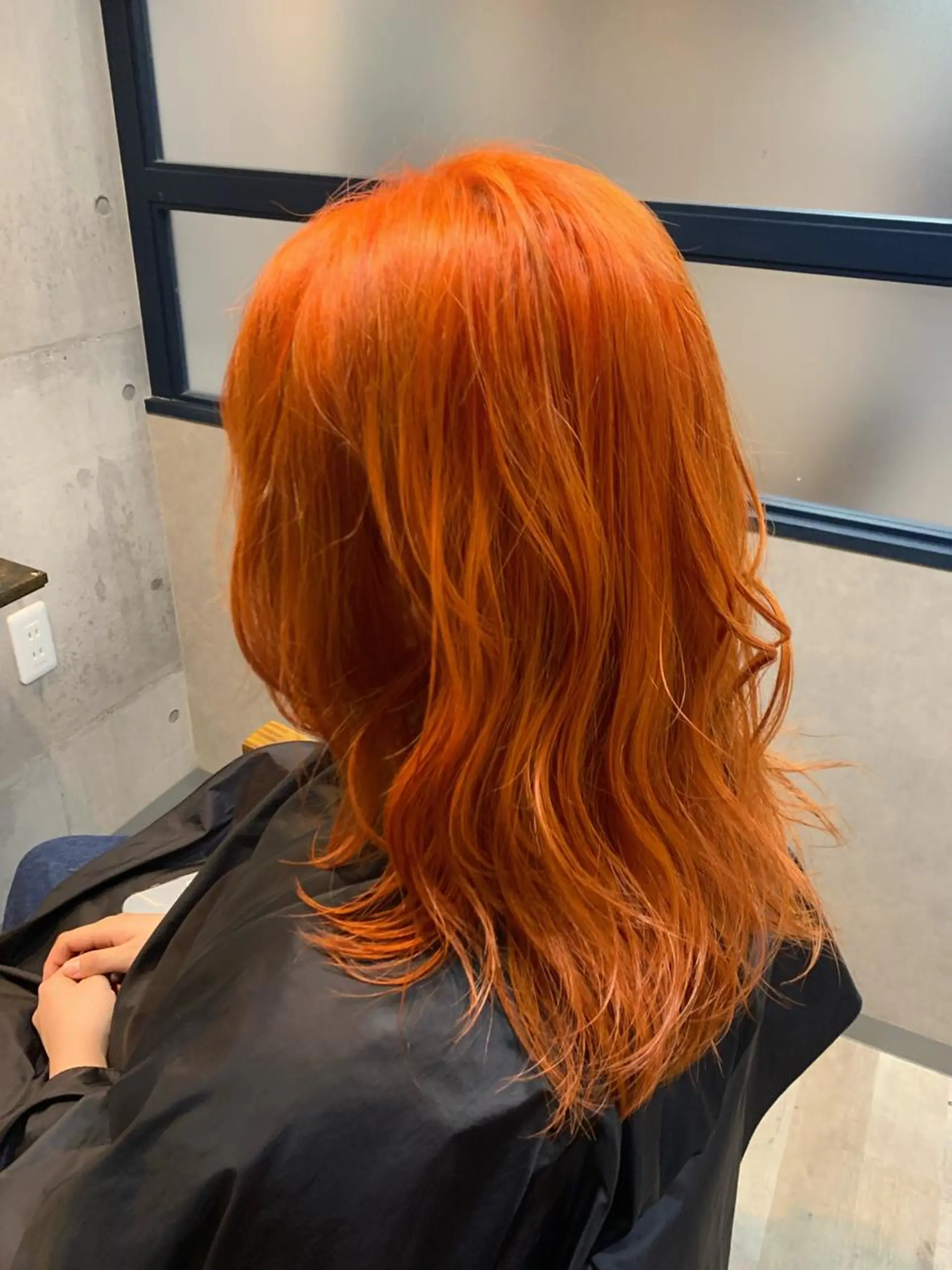 ミディアム カラー メンズ メンズブリーチ ブリーチ オレンジ 浅草個室/髪質改善 🫧ちえ🫧のヘアスタイル