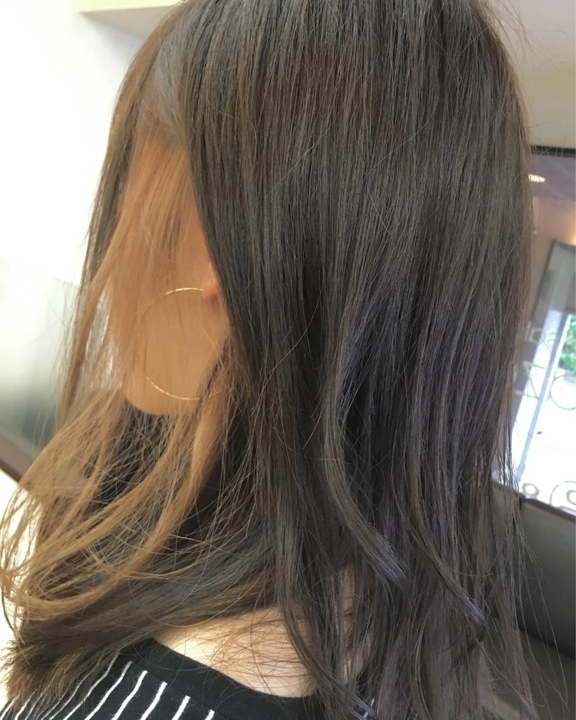 ミディアム カラー インナーカラー カット ヘアカラー トリートメント 萌花　moeka /韓国/レイヤーのヘアスタイル