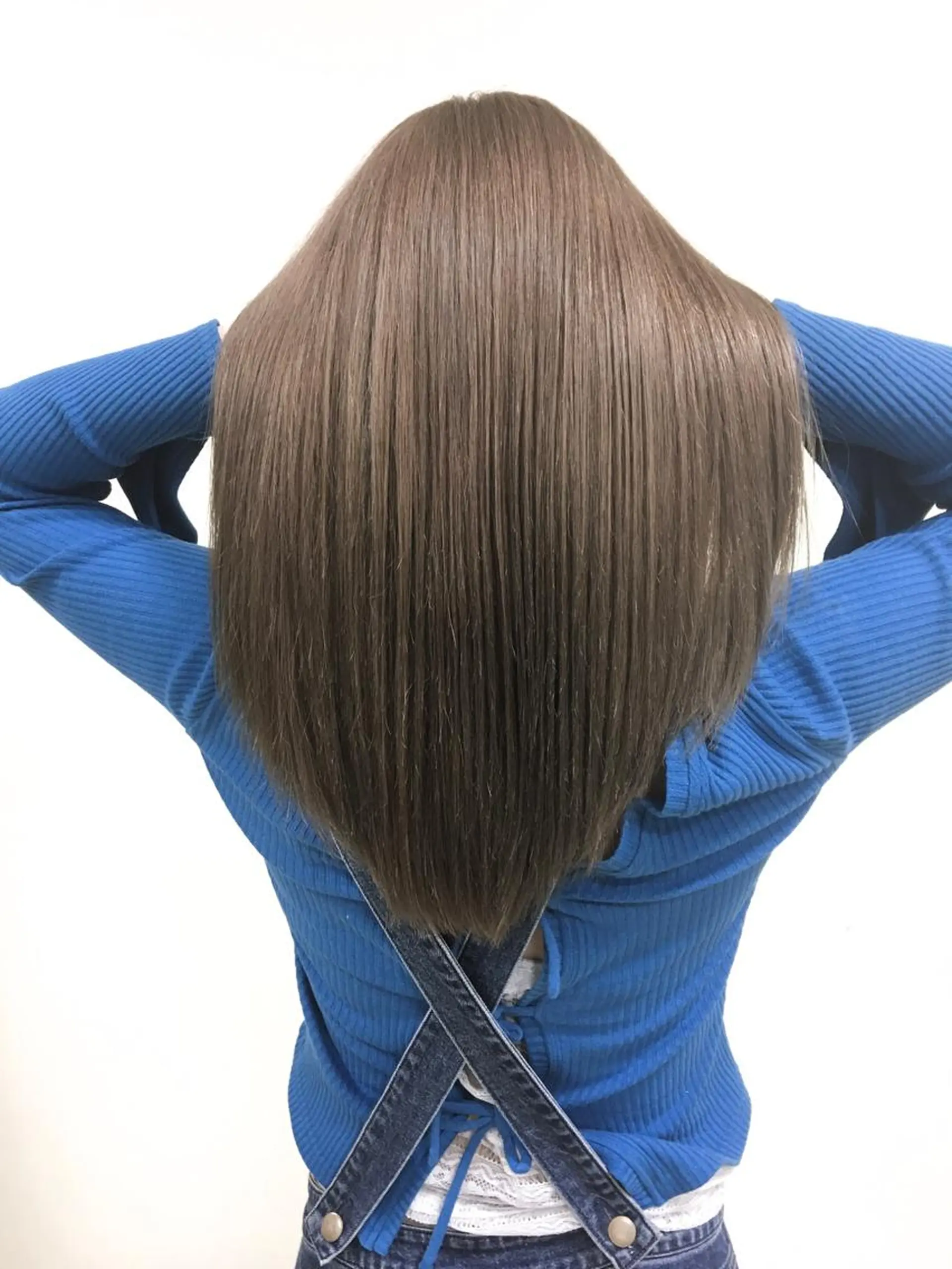 セミロング カラー ダブルカラー オレンジ 外国人風カラー カット 縮毛矯正 トリートメント Beach private salon所属・Beach 代表 KENTAのヘアスタイル