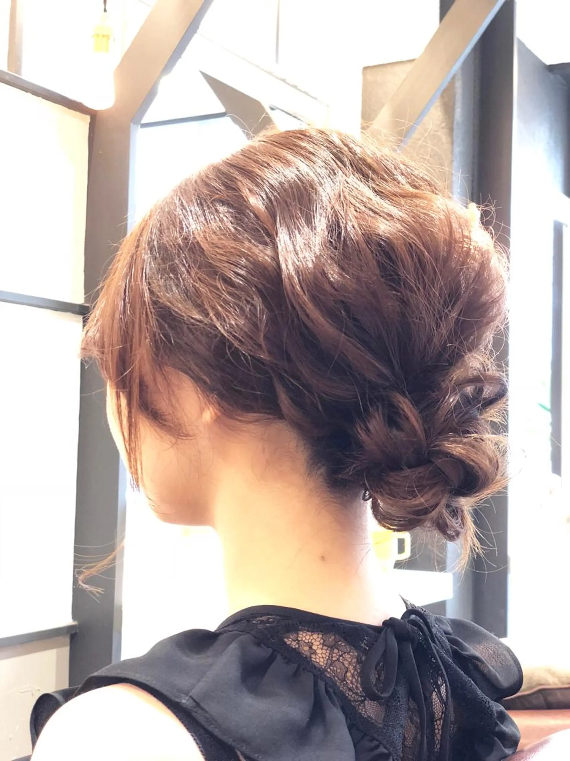 ヘアアレンジ お団子ヘア ヘアセット wavi hair所属・後藤 ユウキ/髪質改善🫧のヘアスタイル