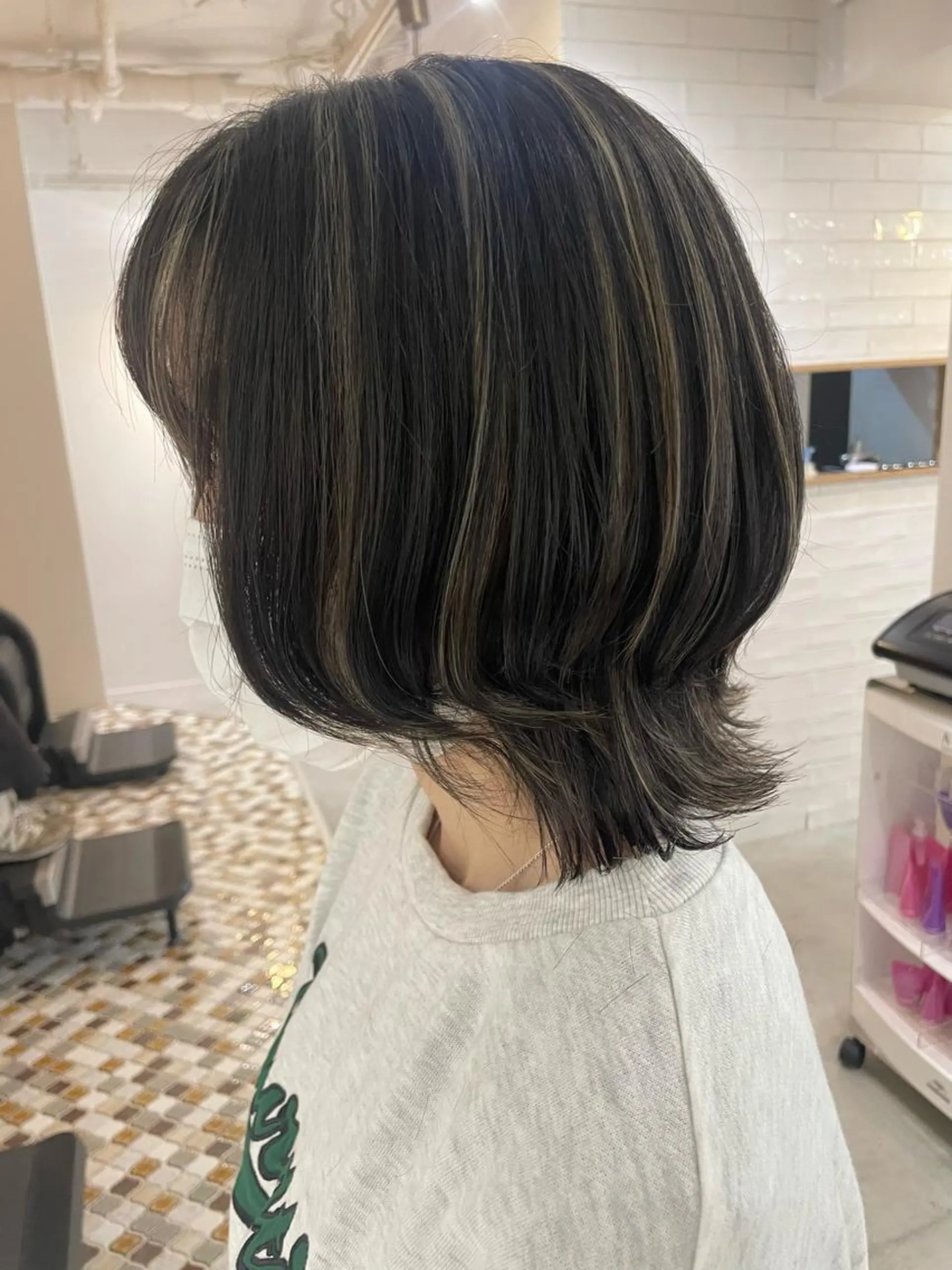 ショート カラー ハイライトカラー ハイライト ウルフカット ヘアカラー トリートメント faith hair bisq所属・平澤 萌香のその他イメージ