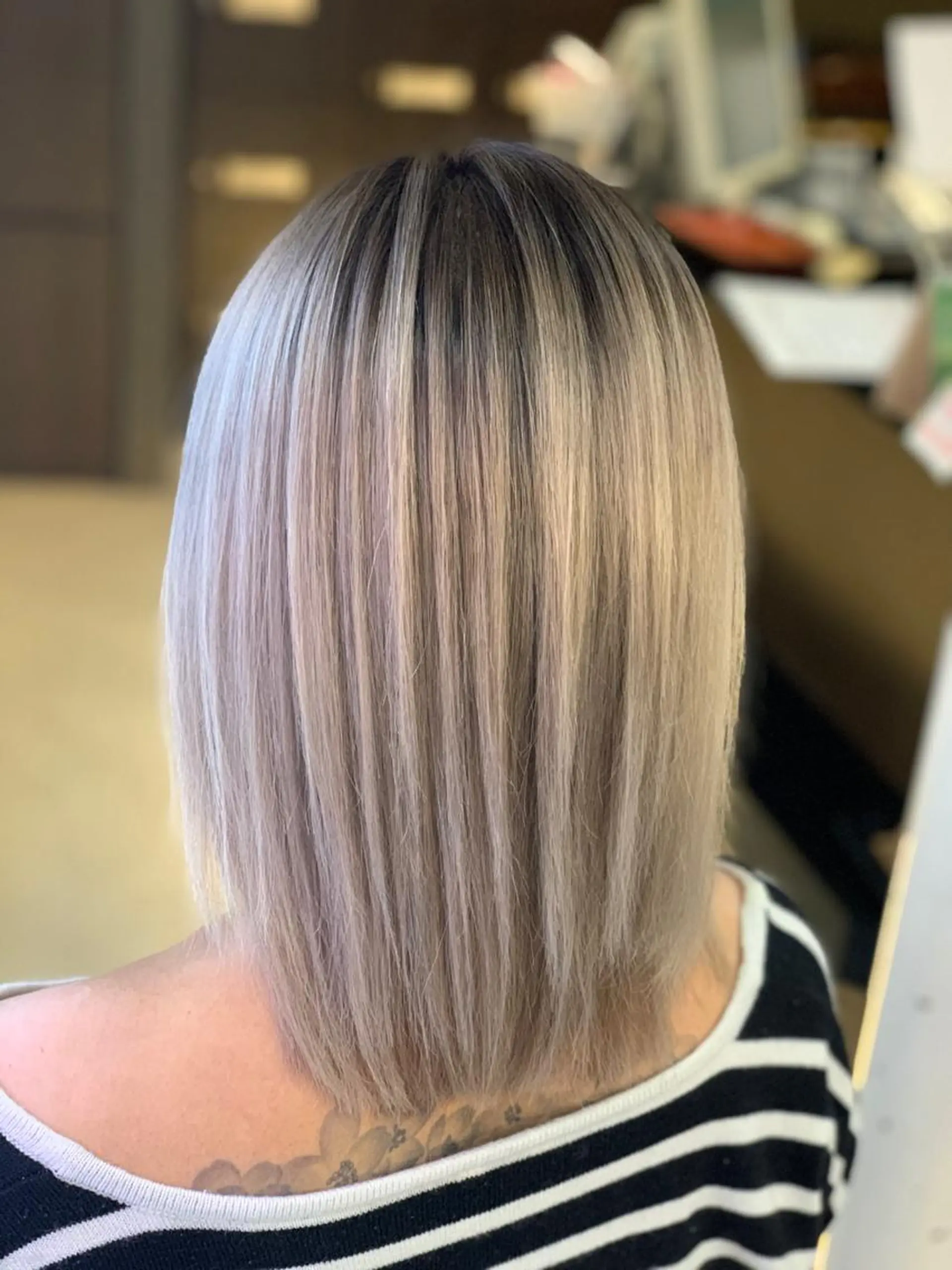 ショート カラー 透明感カラー ヘアカラー トリートメント ✂️大門 巧✂️ LAFF難波店のヘアスタイル