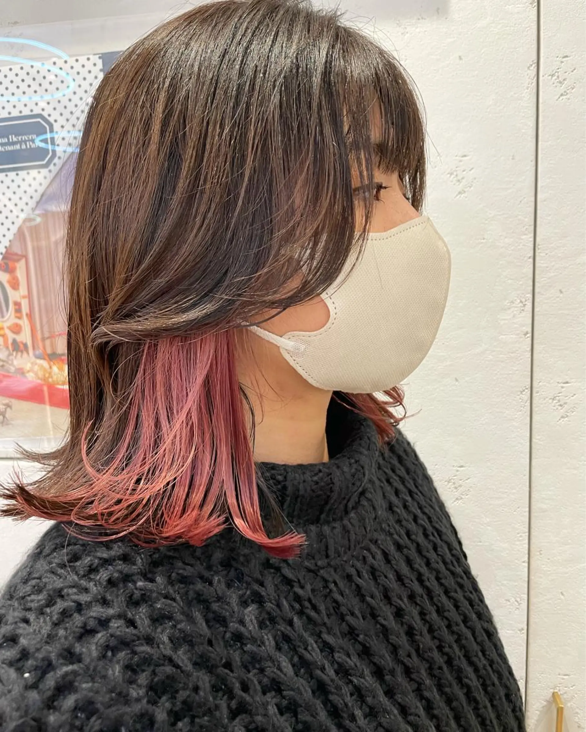 ミディアム カラー カット ヘアカラー トリートメント ♥️ブリーチ/ボブ/ レイヤー♥️maiのヘアスタイル