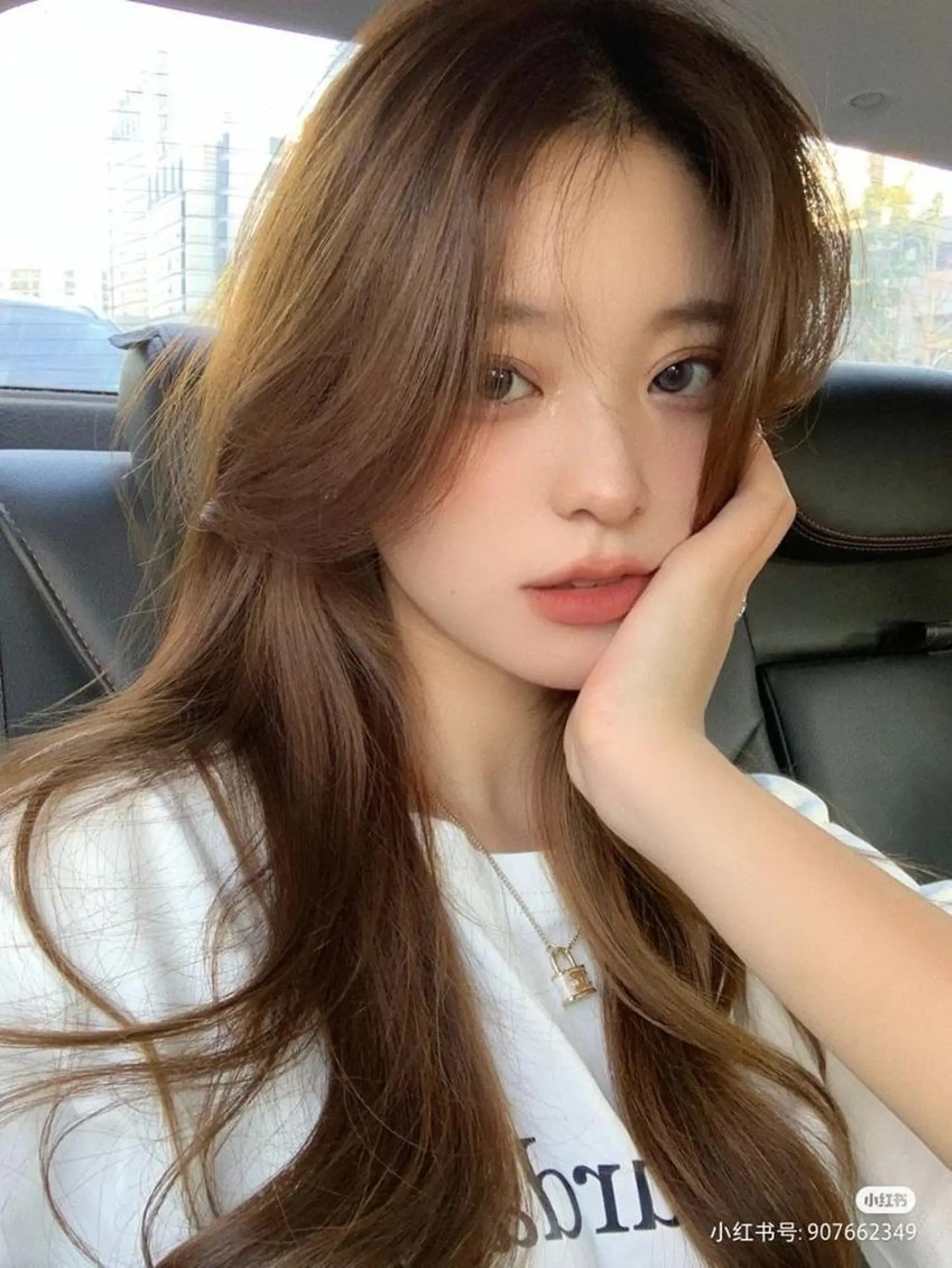 ロング レイヤーカット カット ヘアカラー 韓国ヘア🤍 慎之介のヘアスタイル