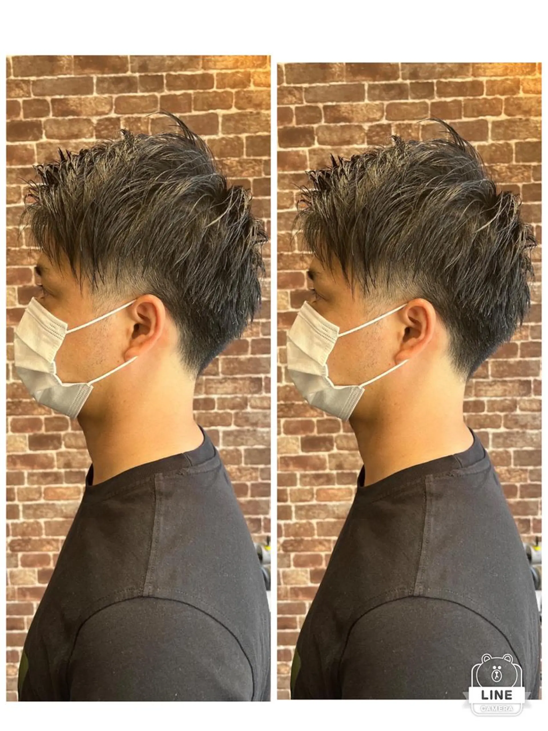 ショート メンズ アイブロウ メンズアイブロウ ヘアカラー トリートメント ヘッドスパ times salon名駅所属・久木原 ゆりのヘアスタイル