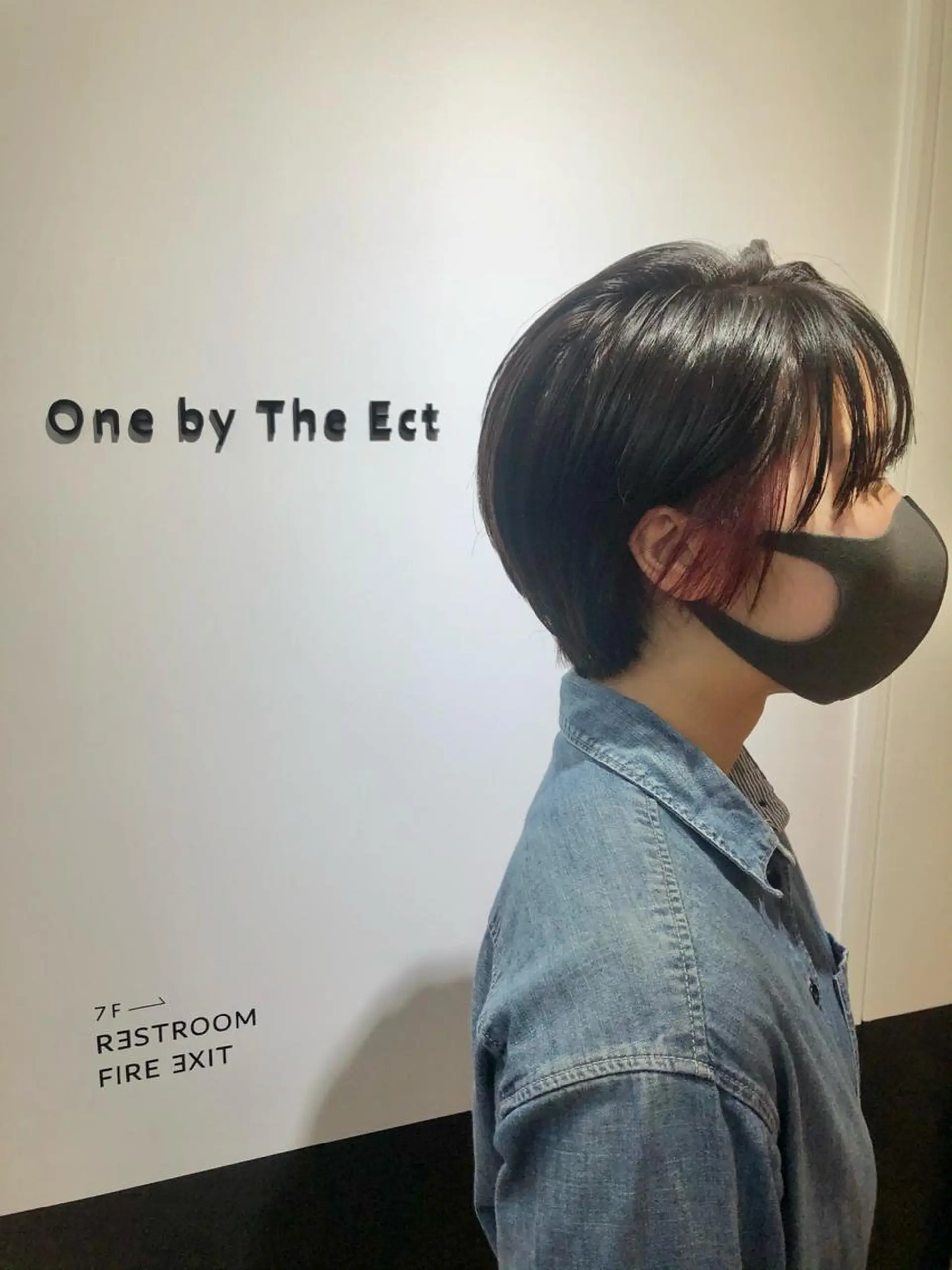 ショート カラー イヤリングカラー ショートヘア カット ヘアカラー トリートメント ヘッドスパ 片山美穂 心斎橋・北堀江のヘアスタイル