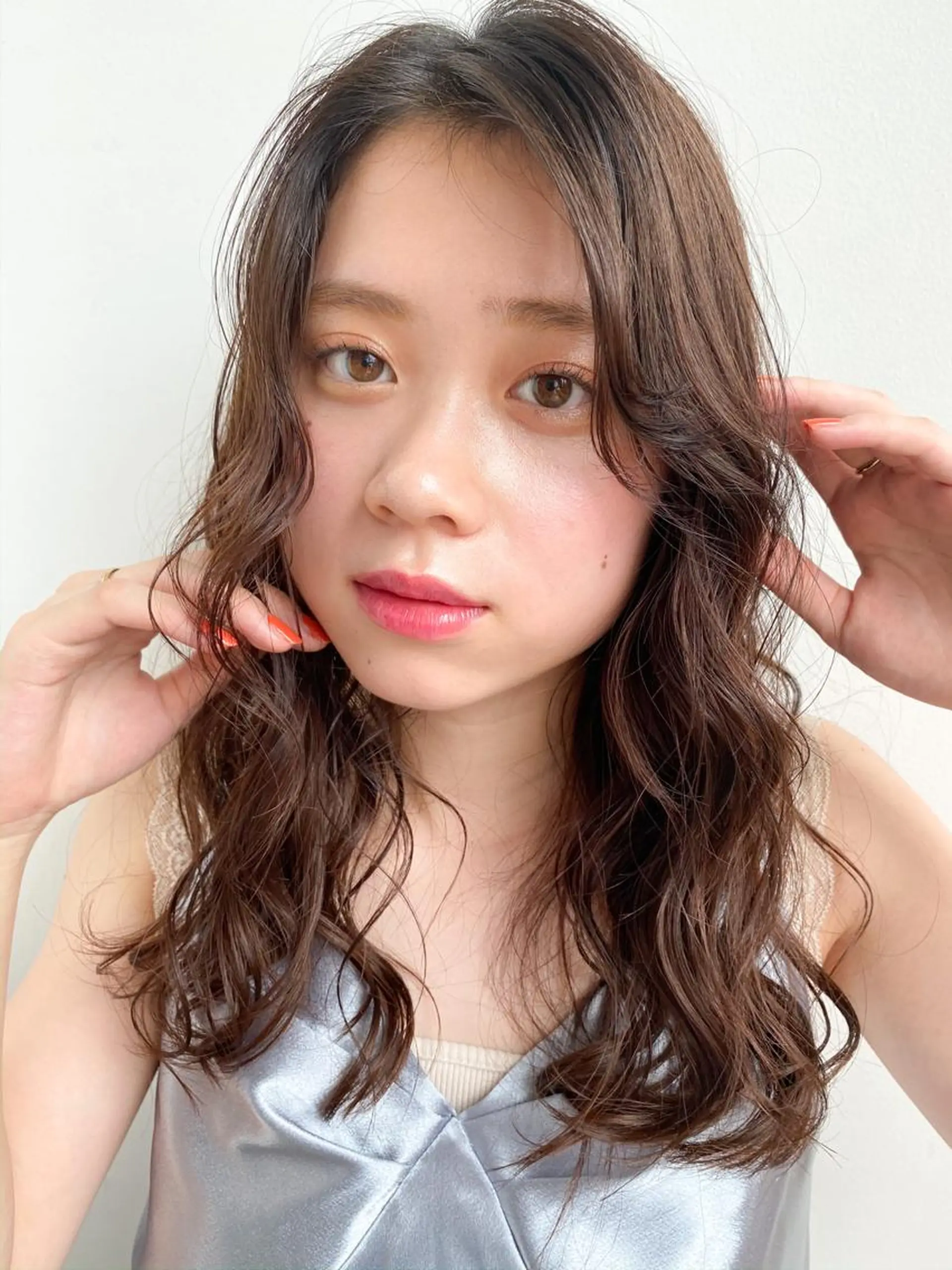 ミディアム 🌼透明感艶カラー オリーブ🌼河村咲のヘアスタイル