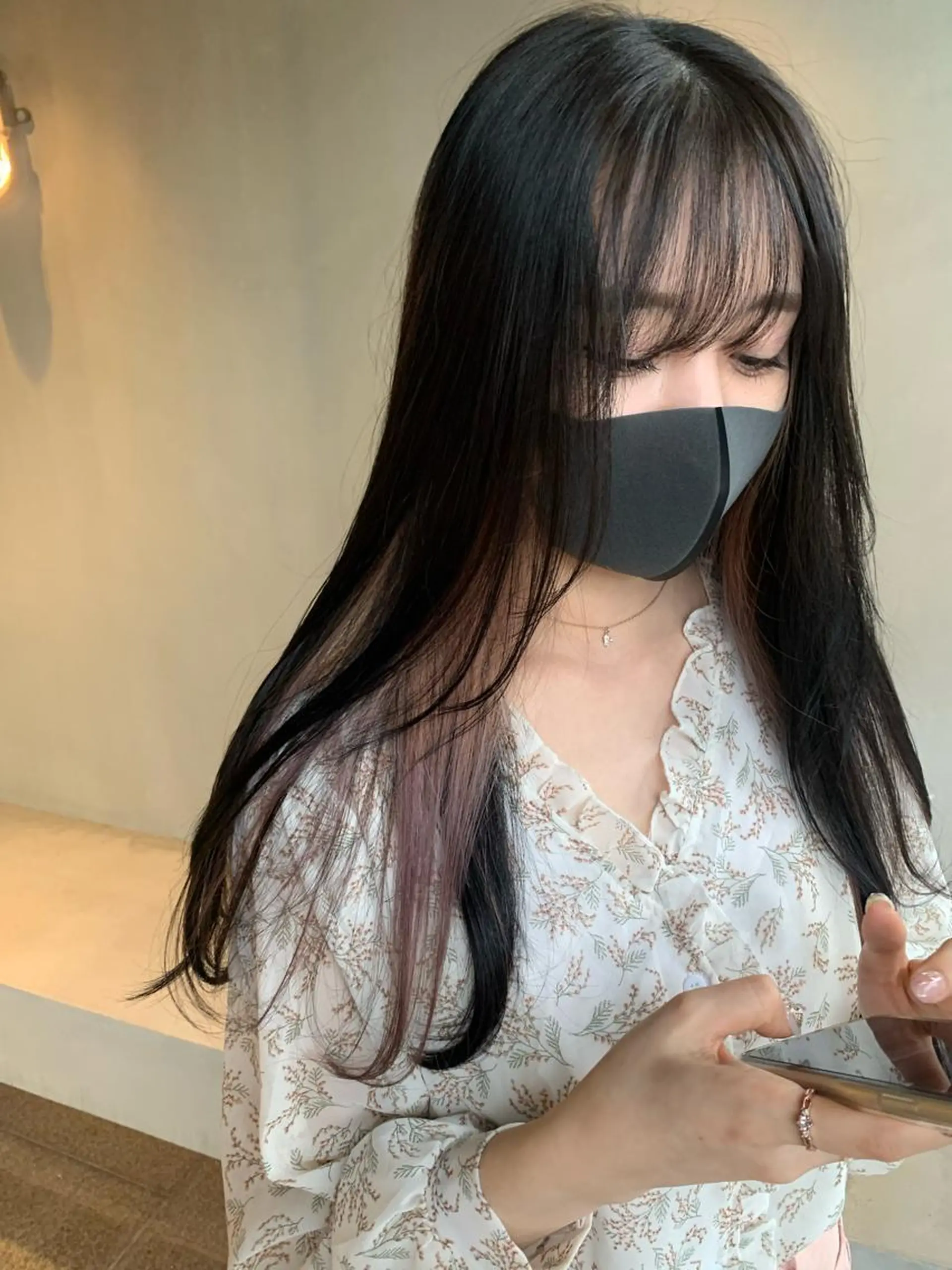 ロング カラー ヘアカラー ブリーチ/アレンジ 天満/chihiroのヘアスタイル