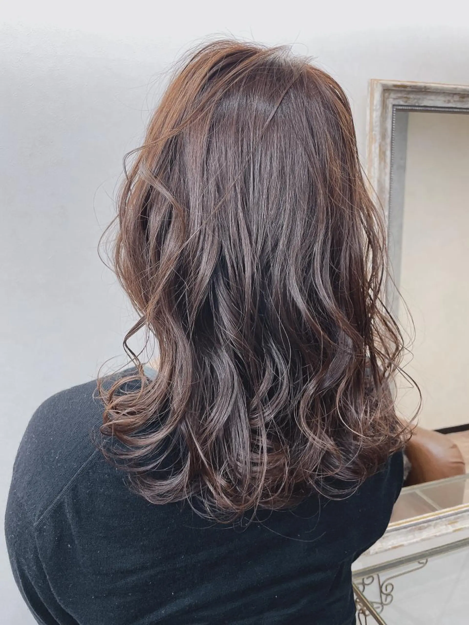 ミディアム カラー ヘアカラー トリートメント TOWA 野村　コウダイのヘアスタイル