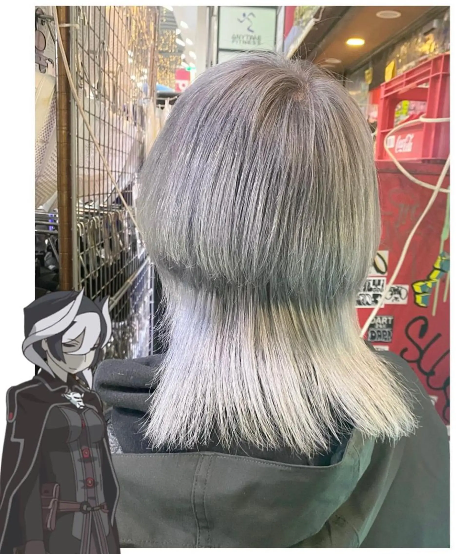 ショート カラー ウルフカット ヘアカラー GARU-ガル-所属・TSUNO🦖 派手髪/オタク美容師のヘアスタイル