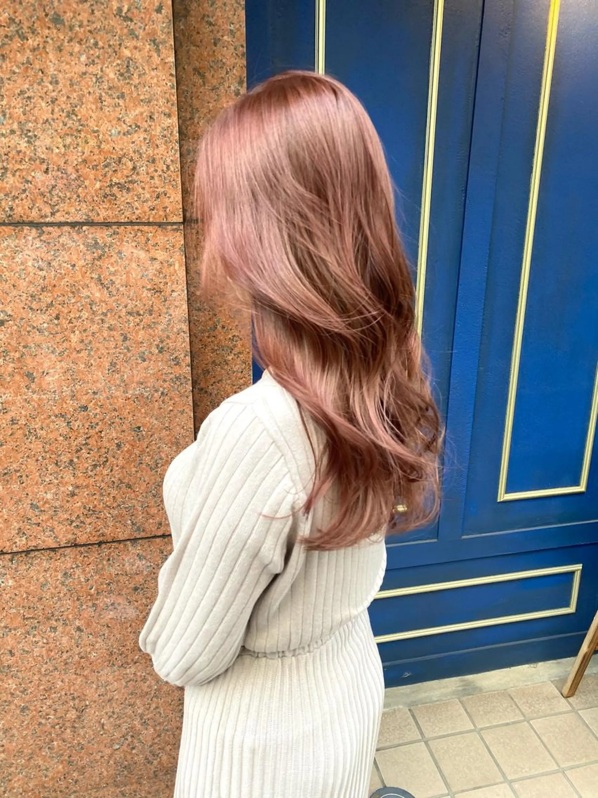 ミディアム カラー ヘアアレンジ ラベンダーカラー ピンクカラー ピンクラベンダー カット ヘアカラー TOPSTYLIST 🇬🇧JIMMYのヘアスタイル