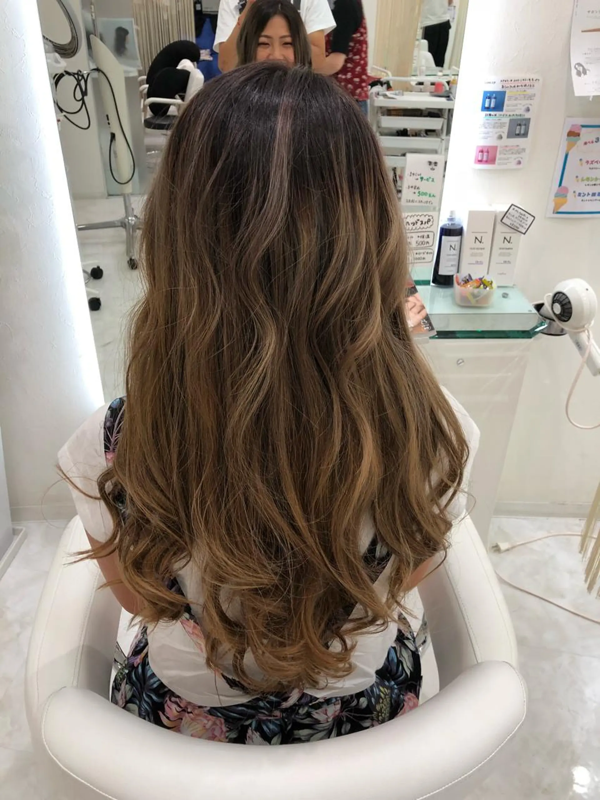 ロング カラー グラデーションカラー hair Freak所属・佐藤 祥太のヘアスタイル