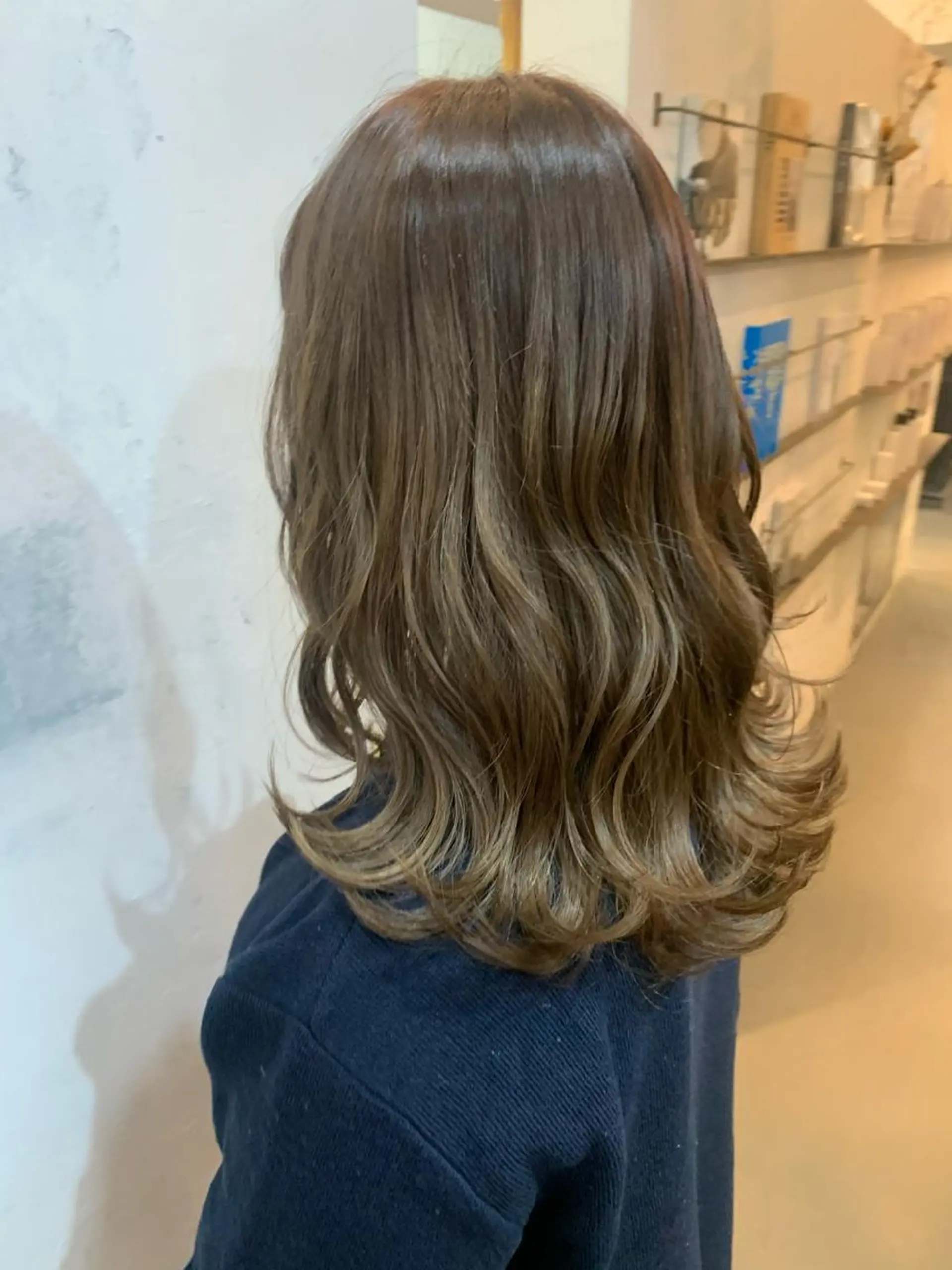 ロング カット 🍑艶髪✖️暖色系 ✨momoka🍑のヘアスタイル