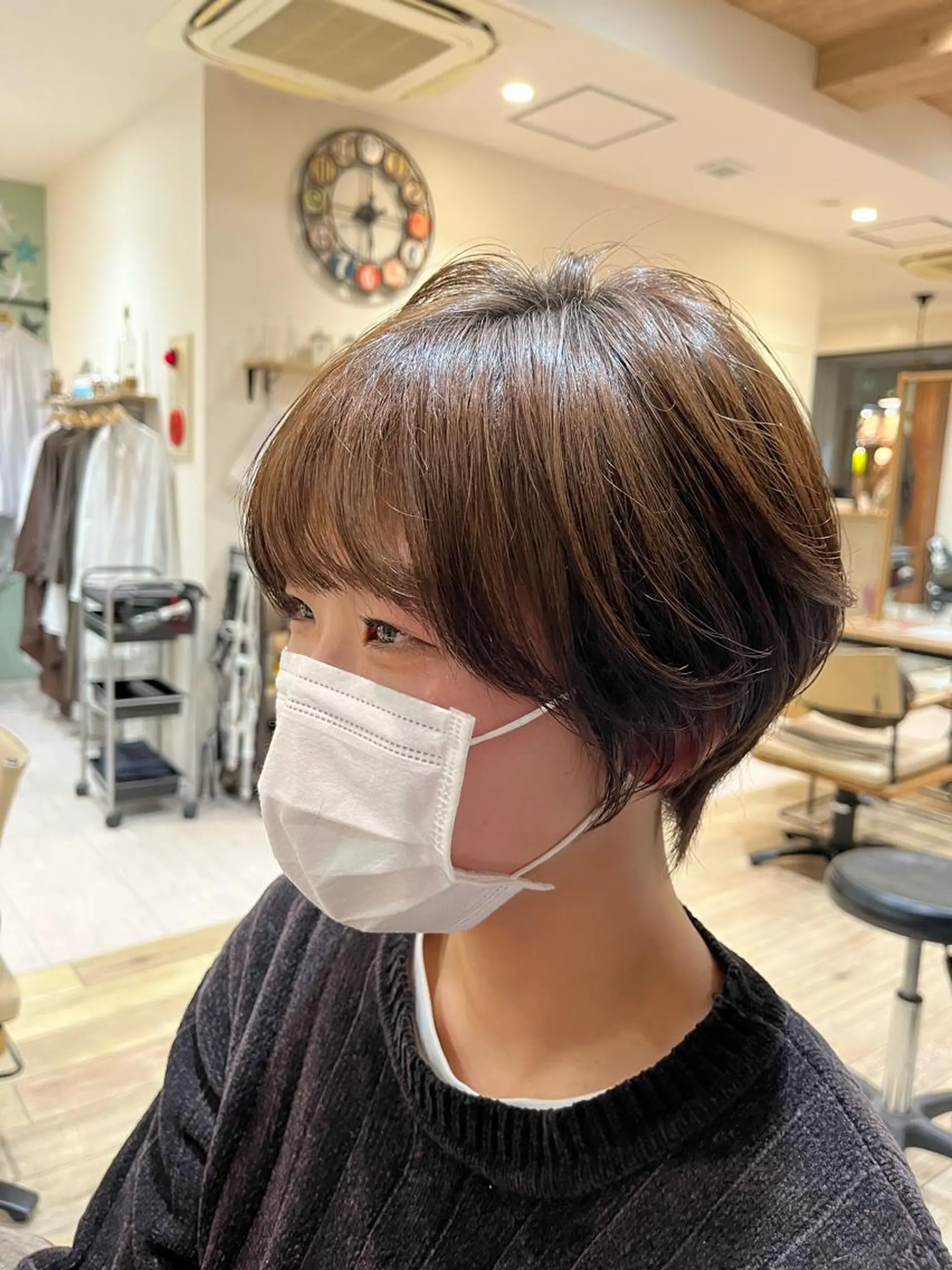ショート カット ヘアカラー ✂︎ショート､メンズ ✂︎寺田正希のヘアスタイル