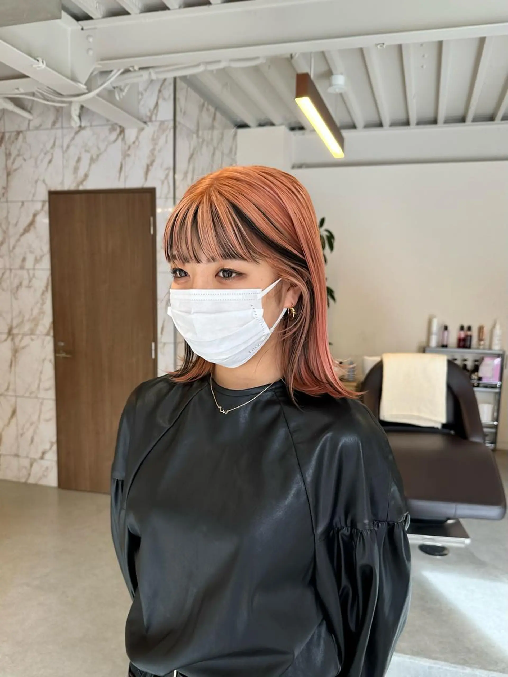 ミディアム カラー カット ヘアカラー トリートメント Masena所属・Director 🌈中川慎之介のヘアスタイル