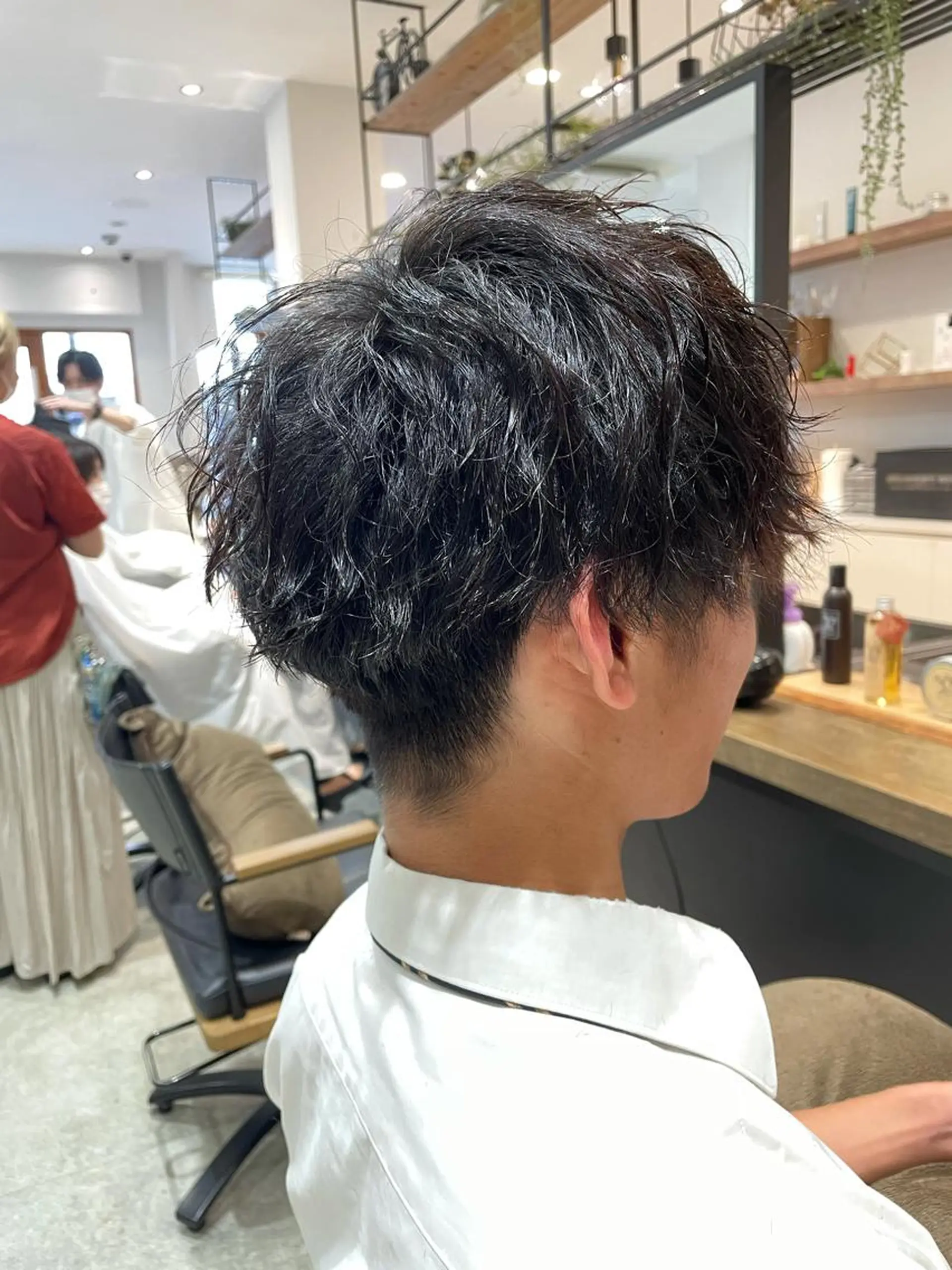 ミディアム パーマ メンズ ミディアムパーマ メンズパーマ ツイストスパイラルパーマ スパイラルパーマ カット パーマ 奥東巧真 /パーマスタイル✨のヘアスタイル