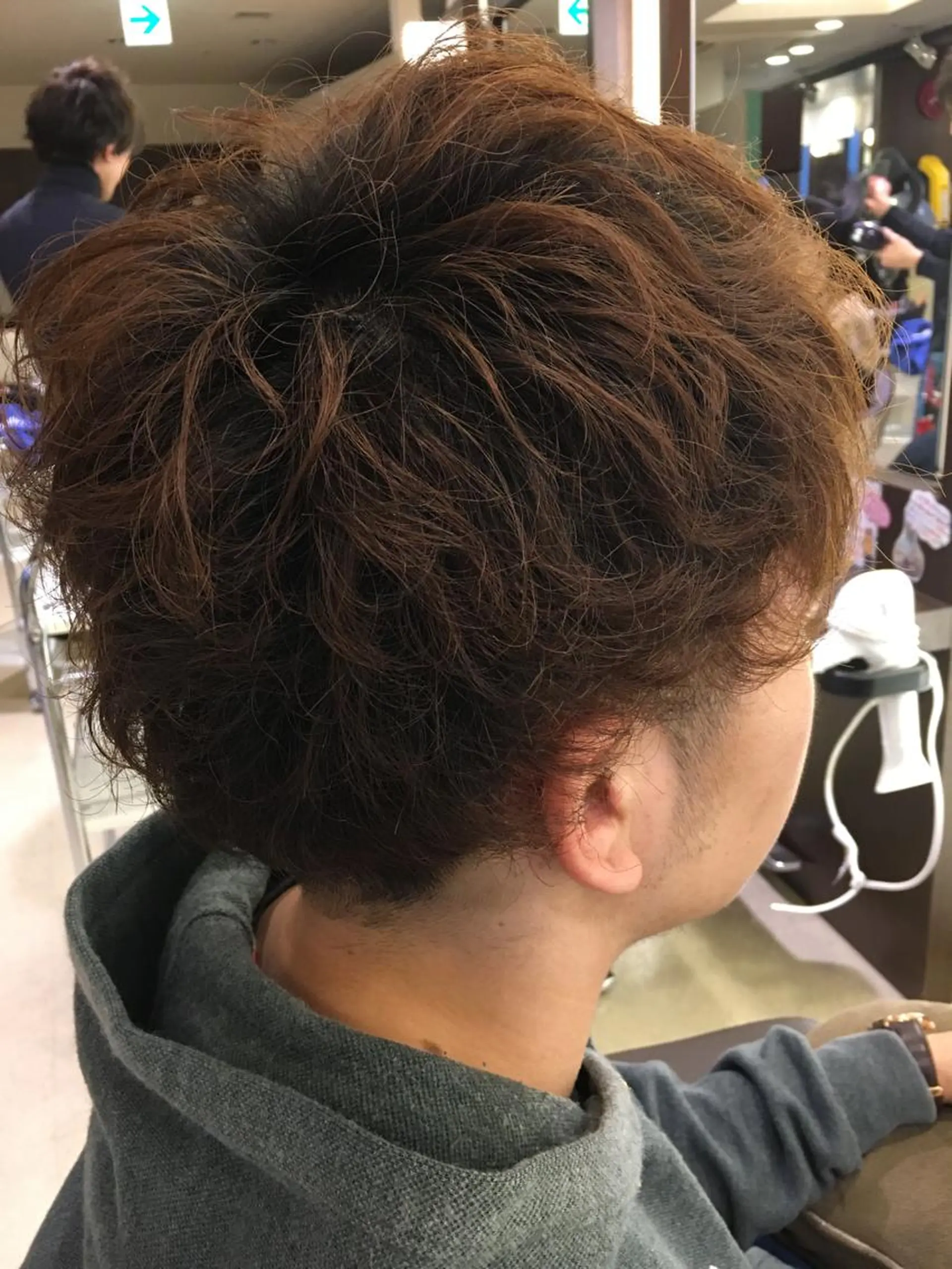 パーマ メンズ カット パーマ 伊藤 元気のヘアスタイル