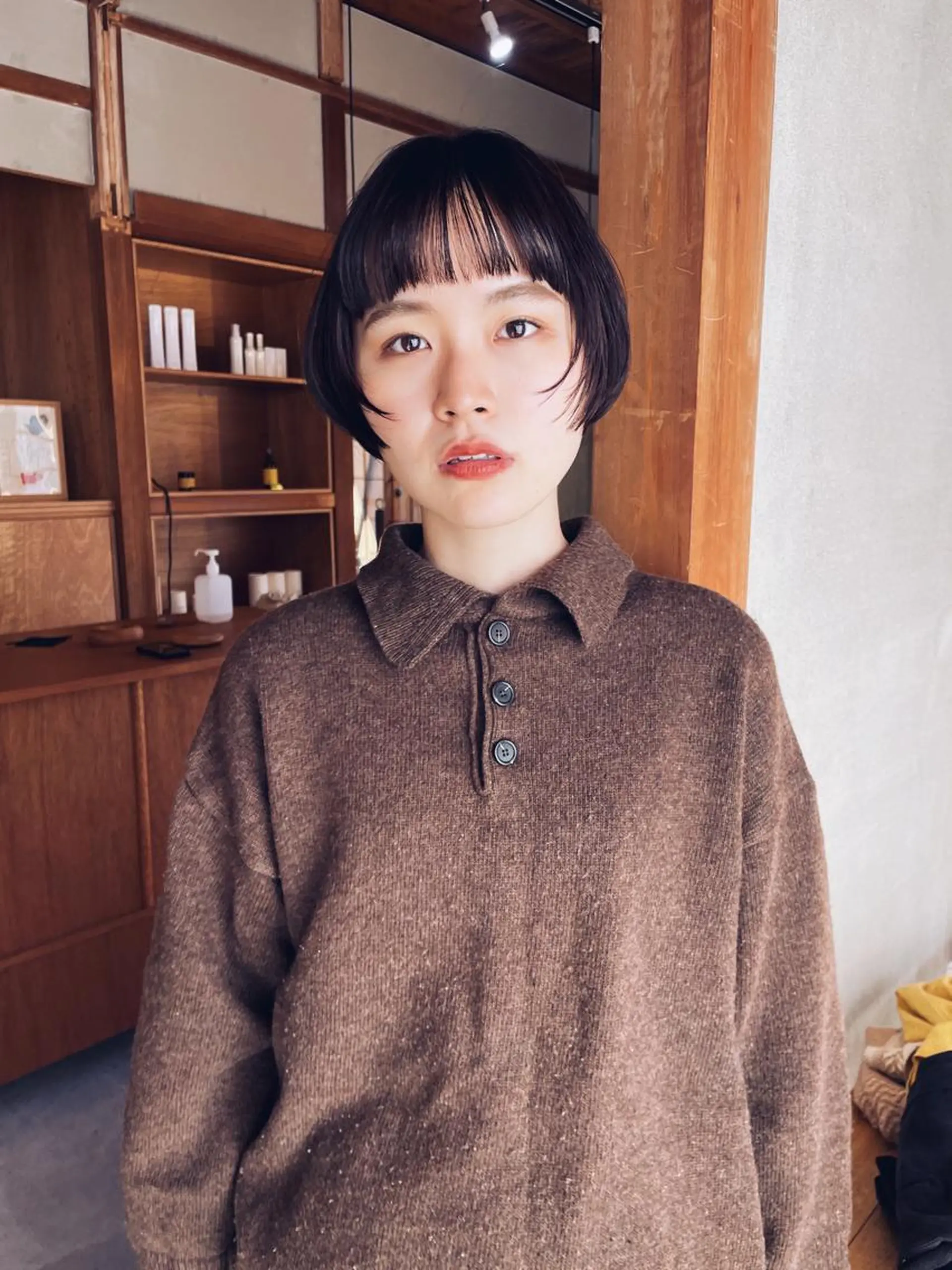 ショート カット 似合わせパーマ 🌼カンナのヘアスタイル