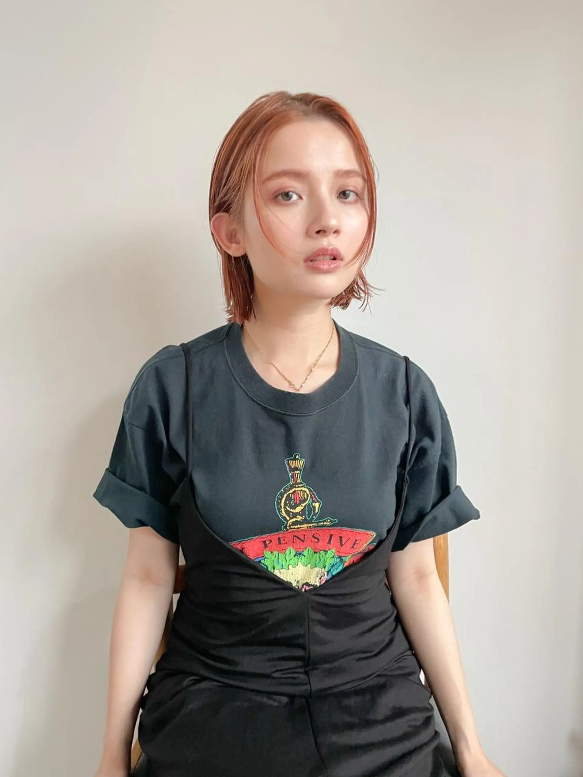 ショート カラー アディクシーカラー ブリーチ ブロンド ブルーカラー ハイライトカラー カット ヘアカラー トリートメント CEINE＋ officialのヘアスタイル