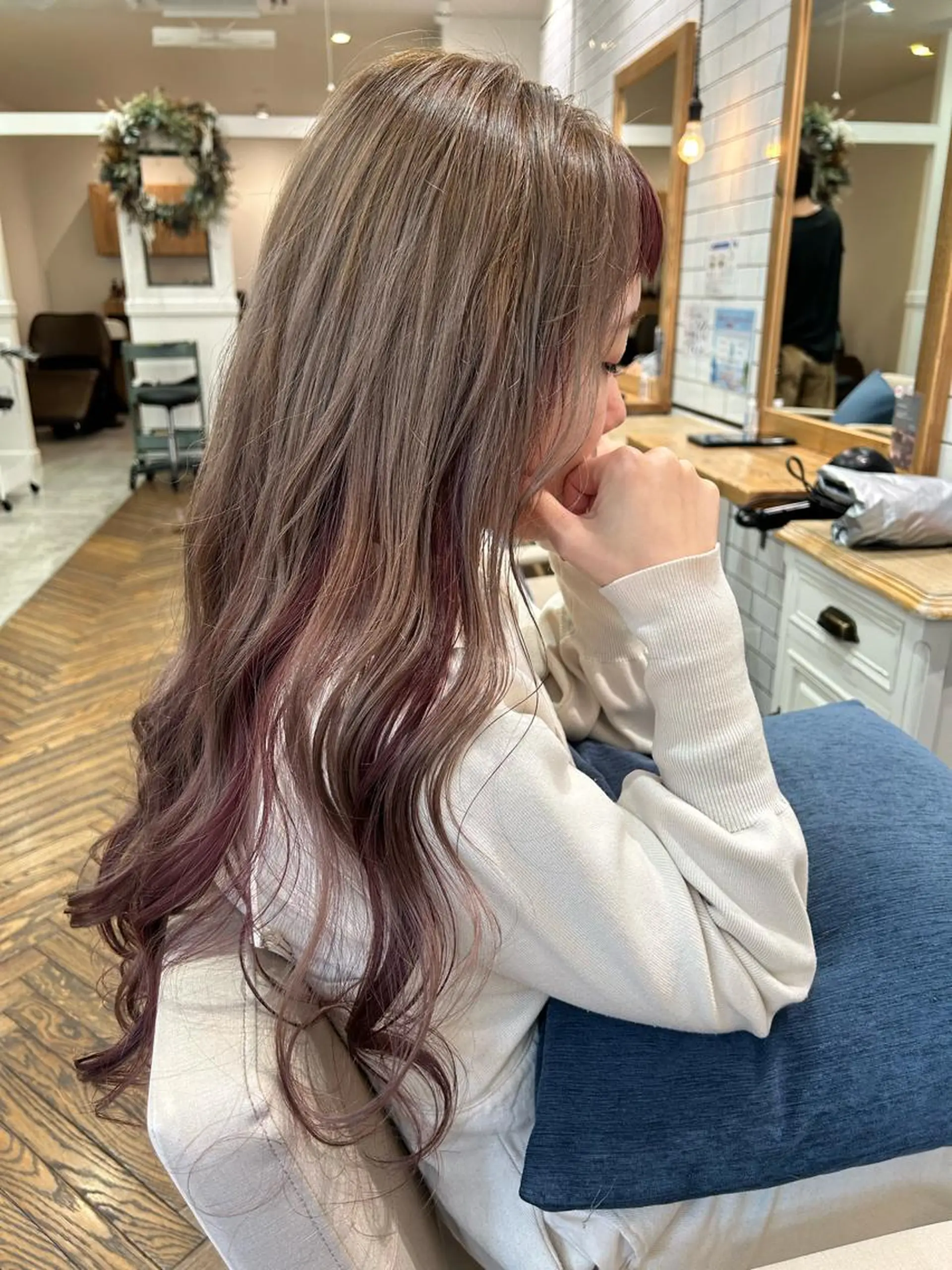 セミロング ヘアセット Minami .のヘアスタイル