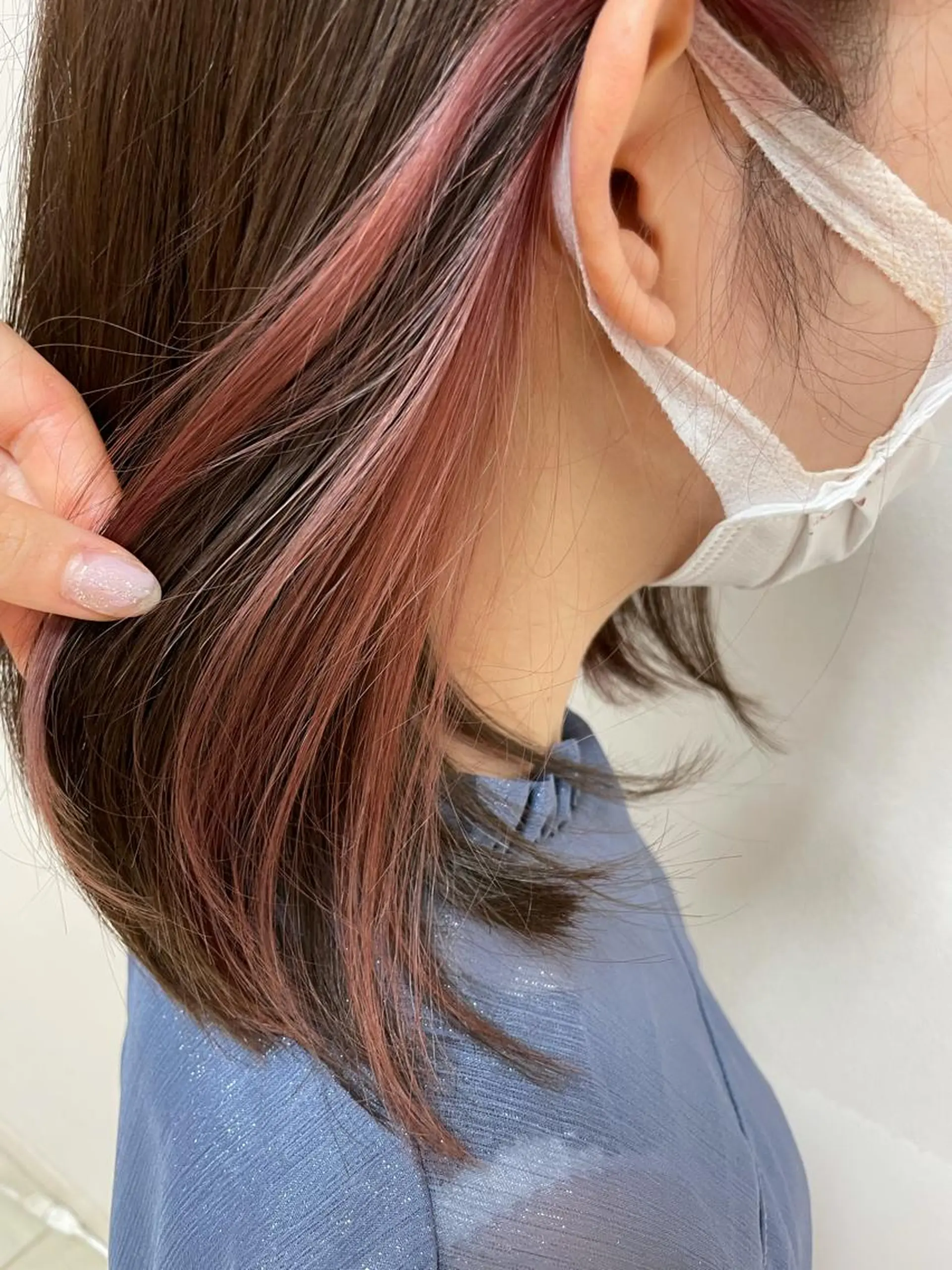 ミディアム カラー ヘアアレンジ カット ヘアカラー 【Sweep】おじま のぞみのヘアスタイル