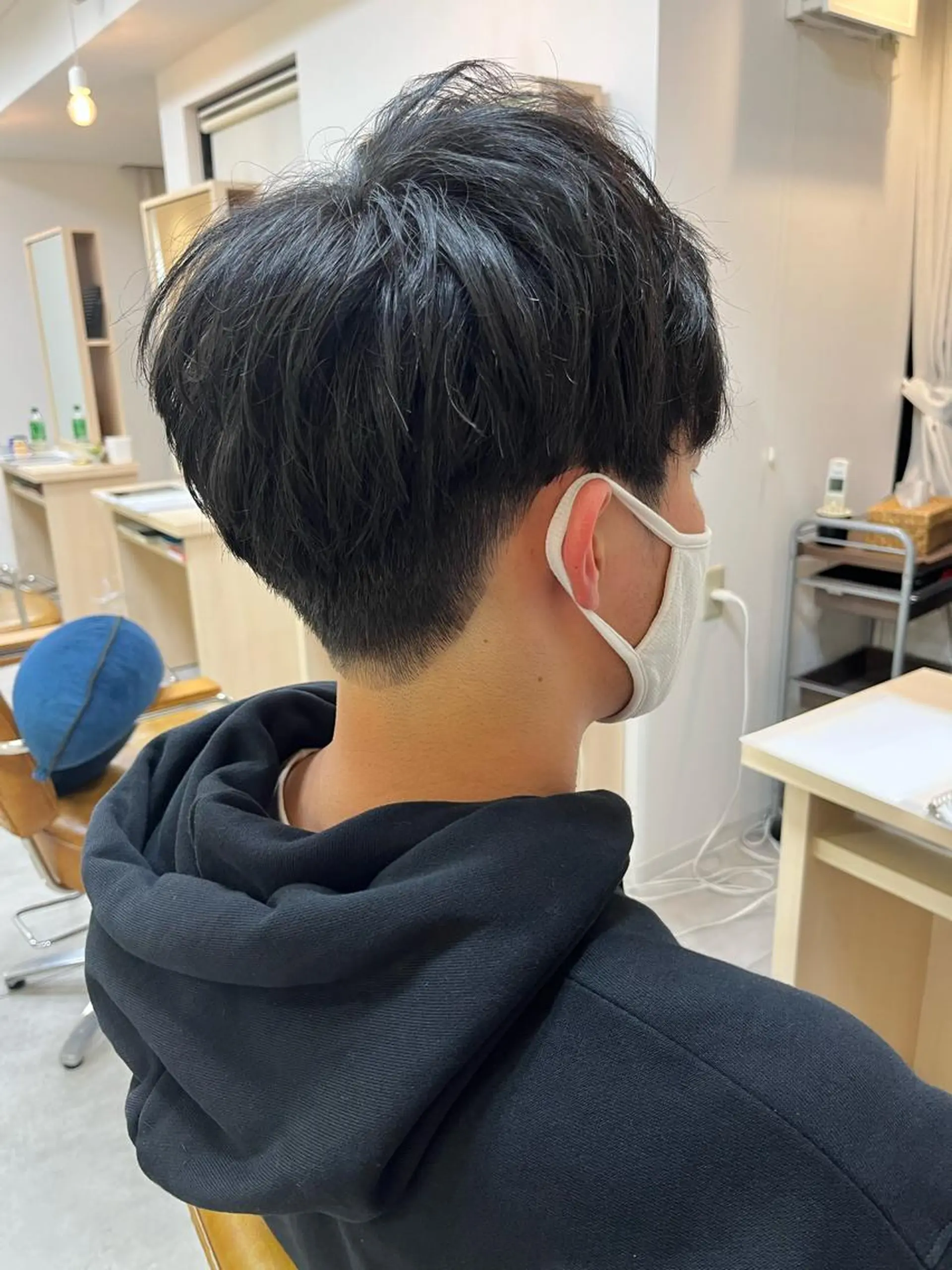 メンズ マッシュ Hikari /赤み消しカラーのヘアスタイル
