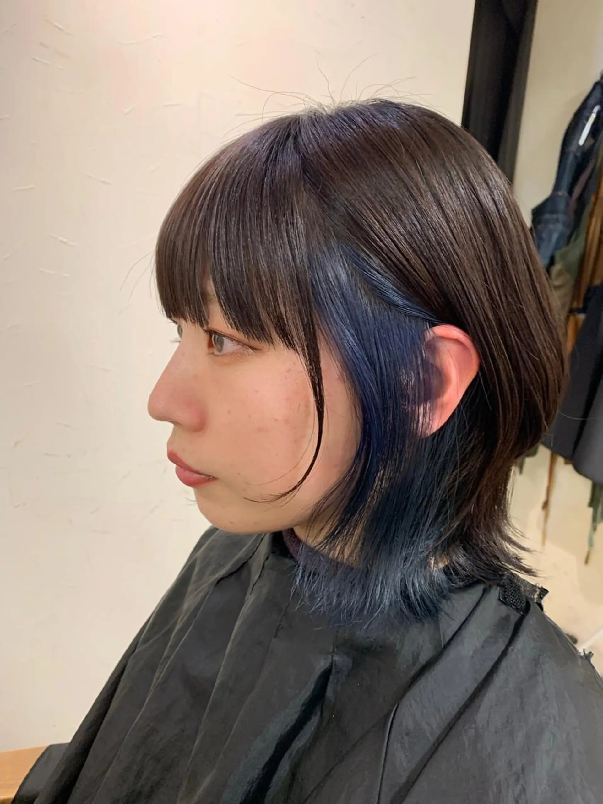 ミディアム カット ヘアカラー 髪質改善ストレート/ ブリーチ／渋谷　福田のヘアスタイル