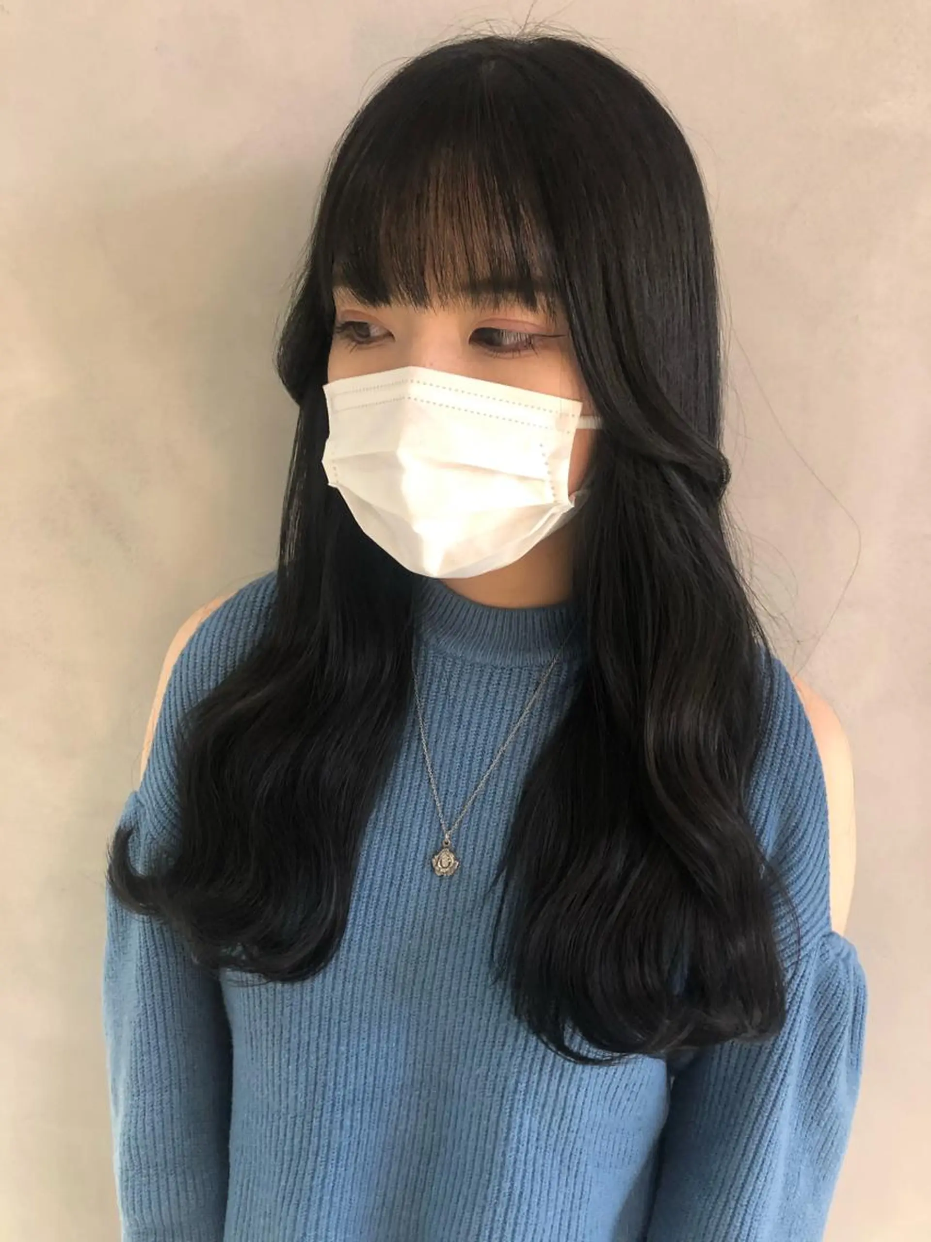 ロング 韓国風ヘア ❤︎︎韓国ヘア❤︎︎ 𝑺𝒉𝒊𝒉𝒐のヘアスタイル