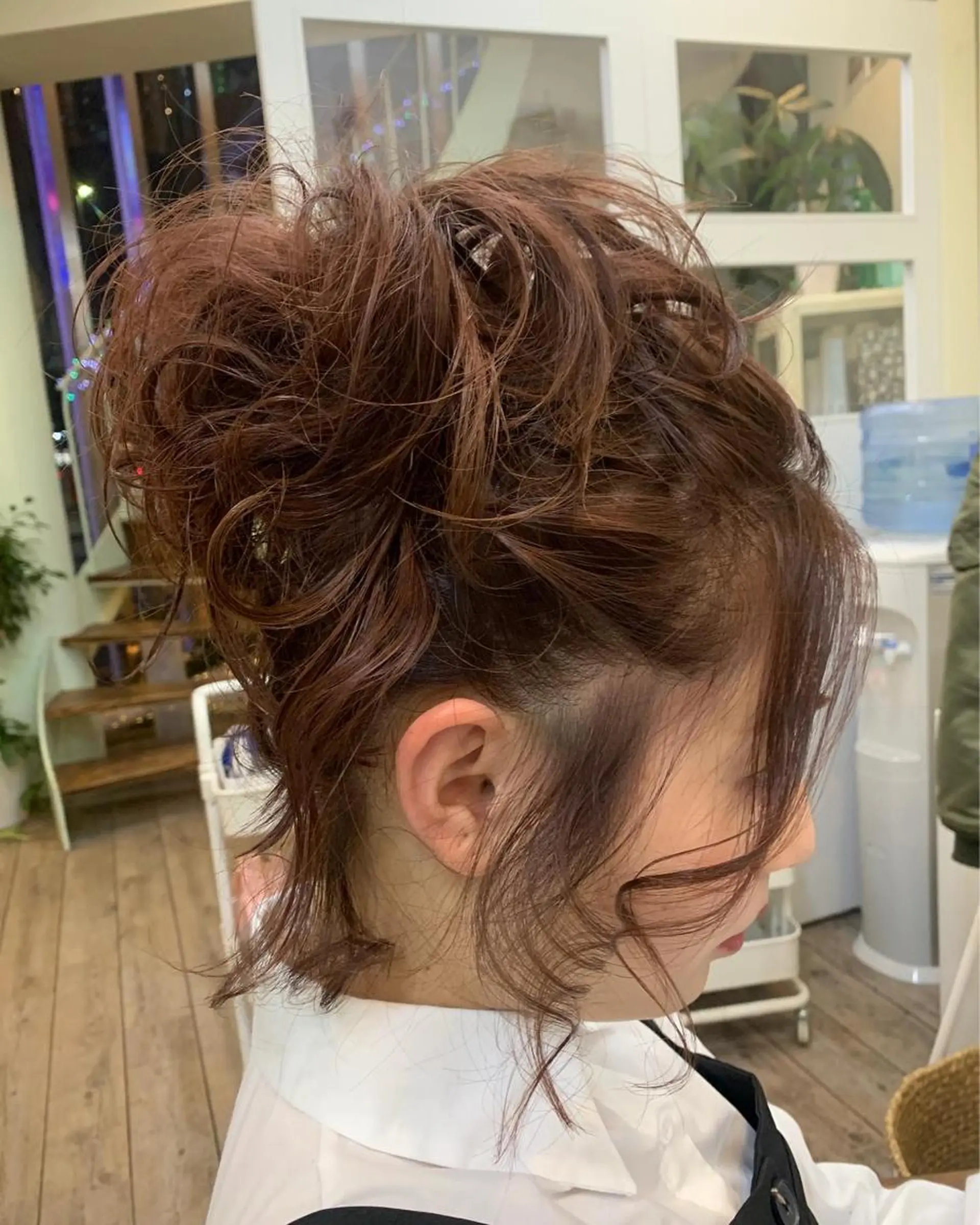 ミディアム ヘアセット 鶴見 和美のヘアスタイル