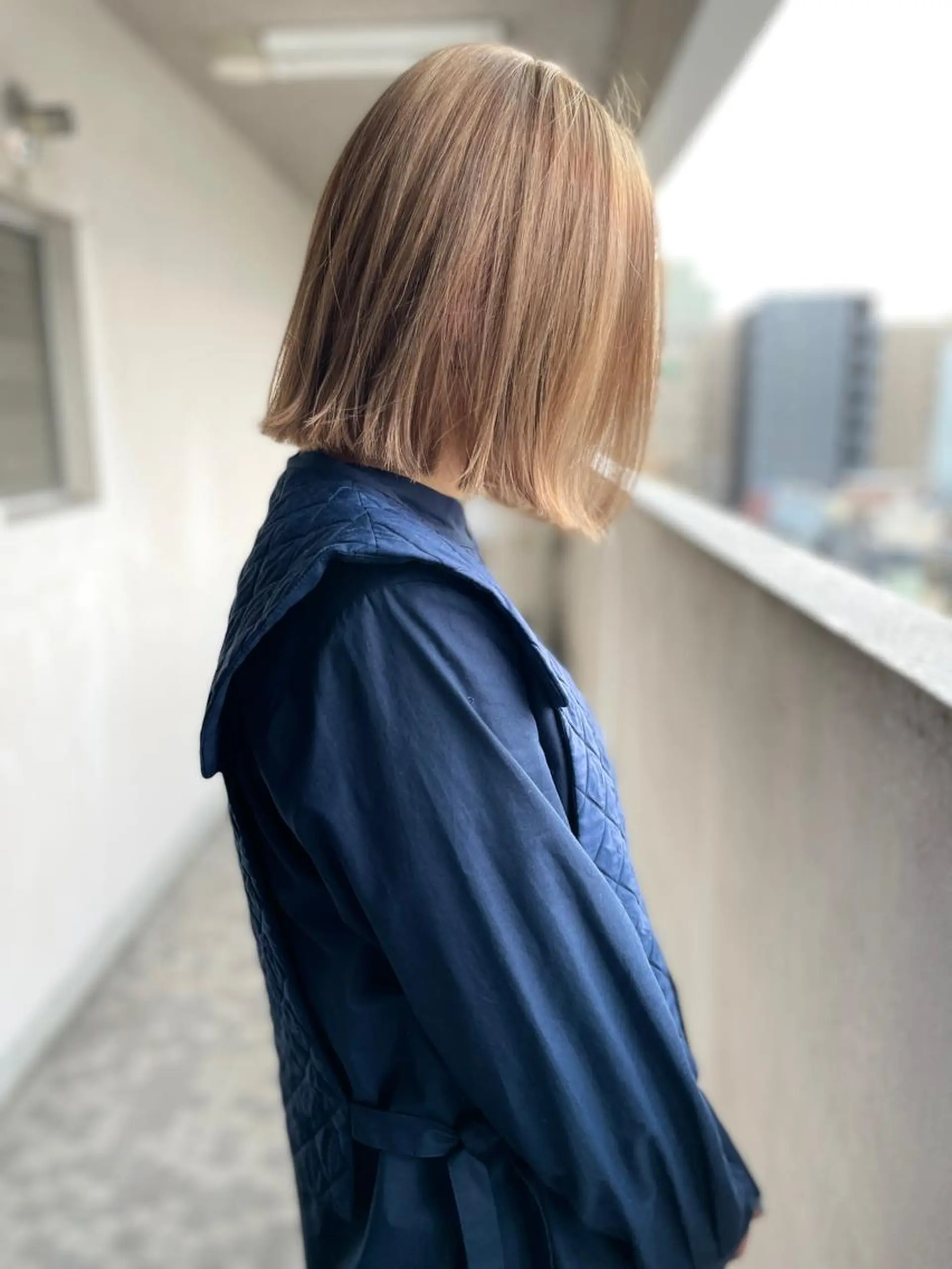 ミディアム カット ヘアカラー トリートメント vivre libre所属・vivre libreのヘアスタイル