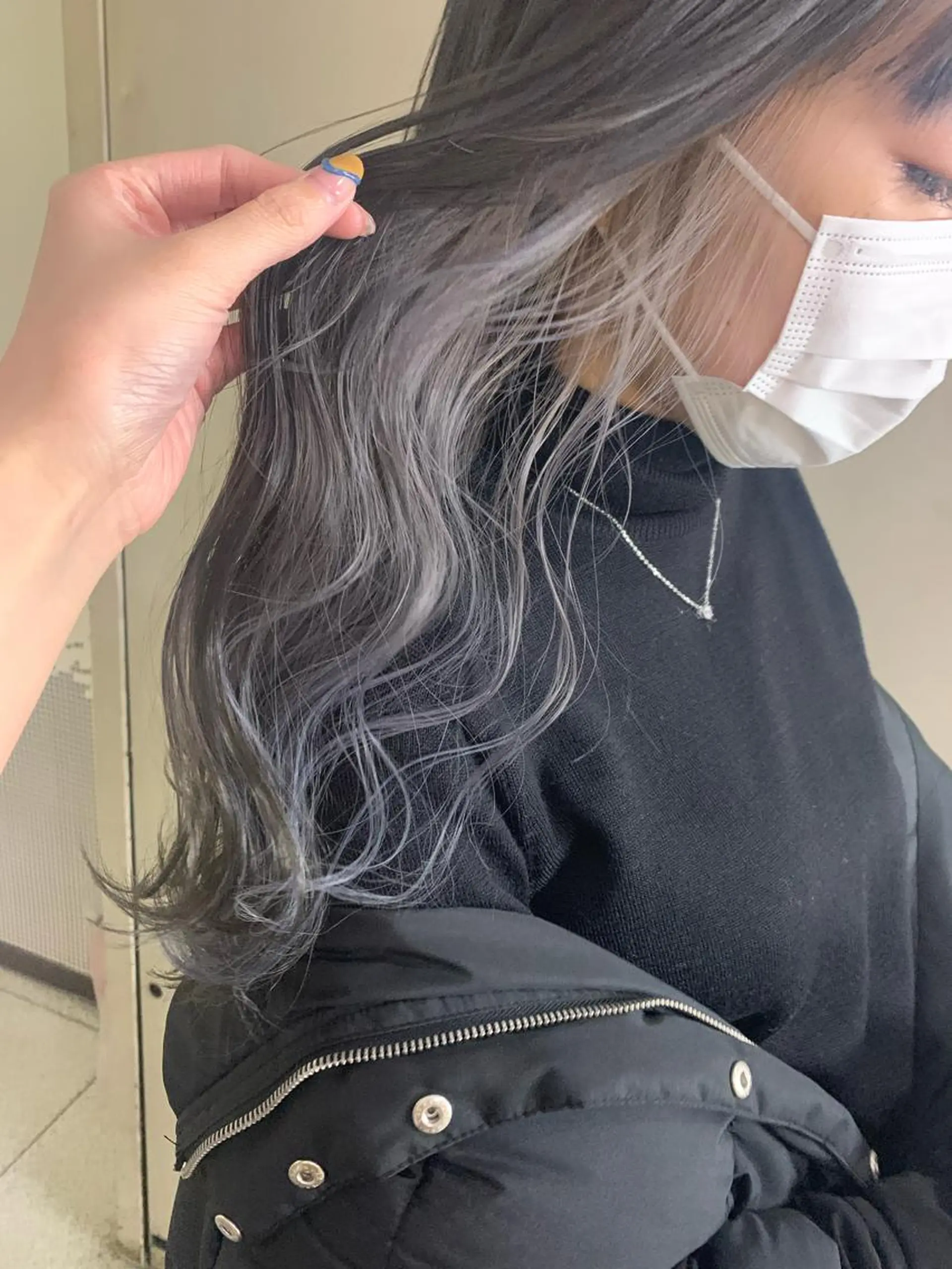 ロング カラー イヤリングカラー Legami 熊本（レガーミ）所属・清村 和音のヘアスタイル