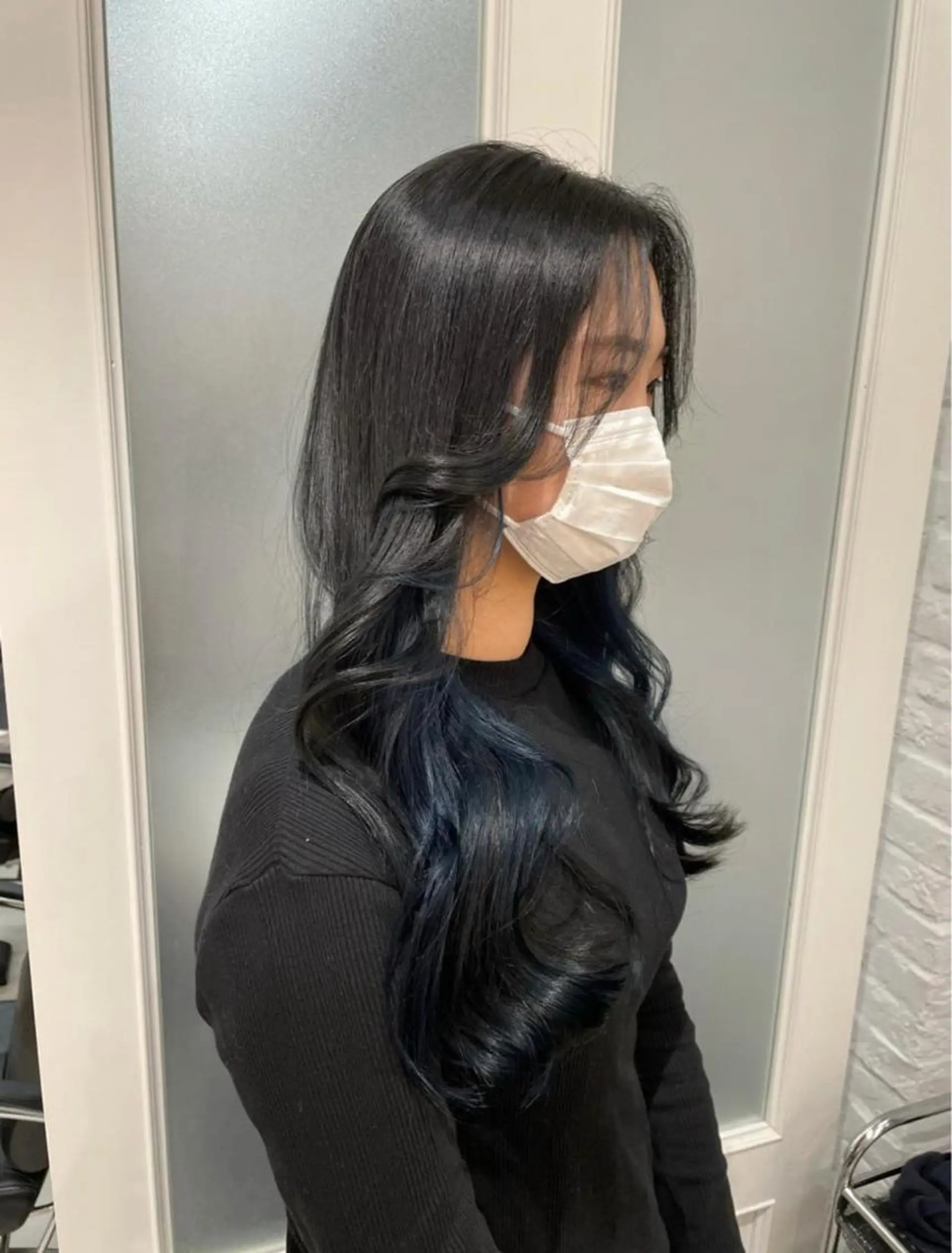 ロング 最新韓国本場ヘア 🇰🇷榎本明日香のヘアスタイル