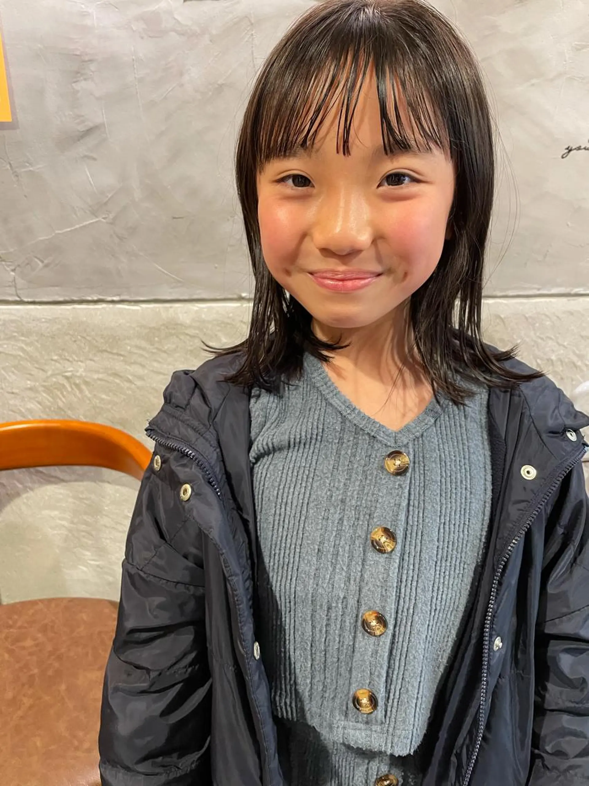 ミディアム 学生 カット さの あやねのヘアスタイル