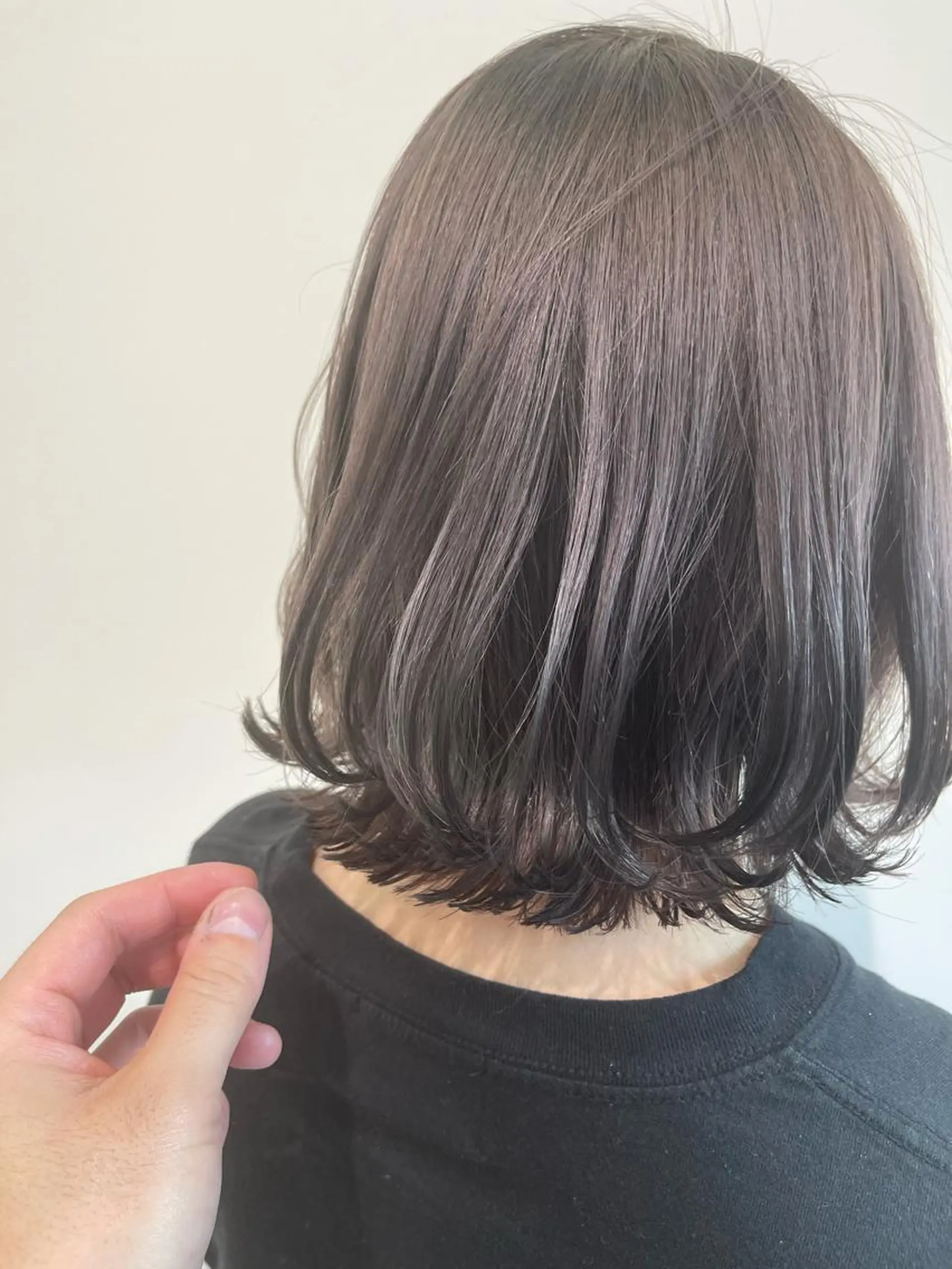 ミディアム カット ヘアカラー トリートメント イメチェンカット✂️ 錦糸町佐藤店長のヘアスタイル