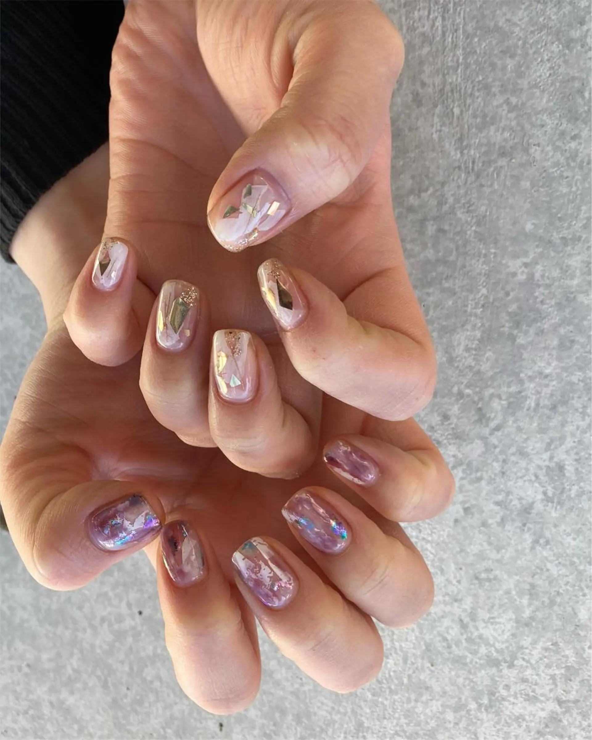 ネイル アートネイル 長さ出し ジェルネイル 氷ネイル・うるうるネイル マットネイル ハンドネイル nail salon Soeurのネイルデザイン