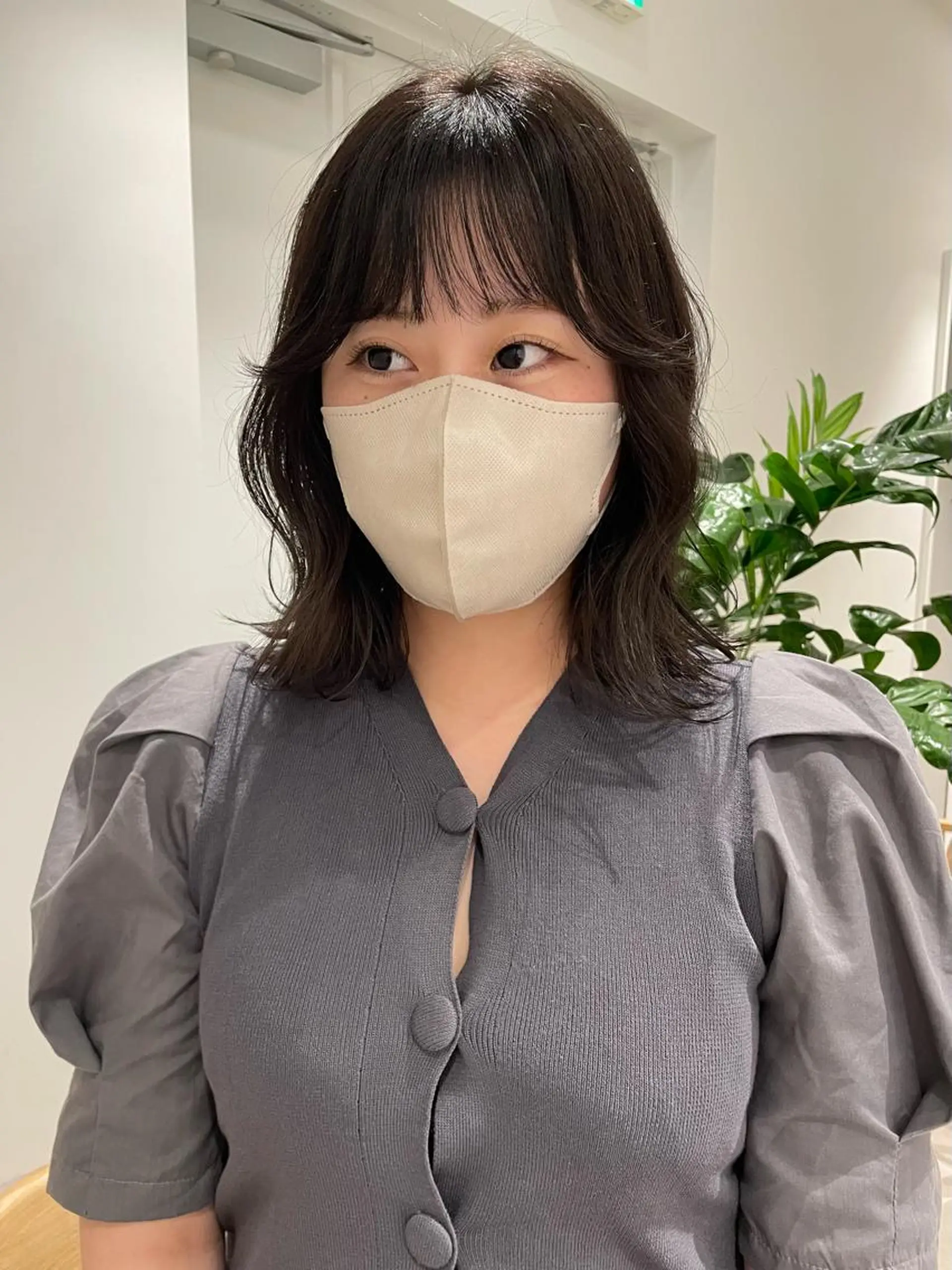 ミディアム カラー ブラウンカラー くすみブラウン ヘアカラー トリートメント ベージュ🤎透明感 カラー🤎anriのヘアスタイル