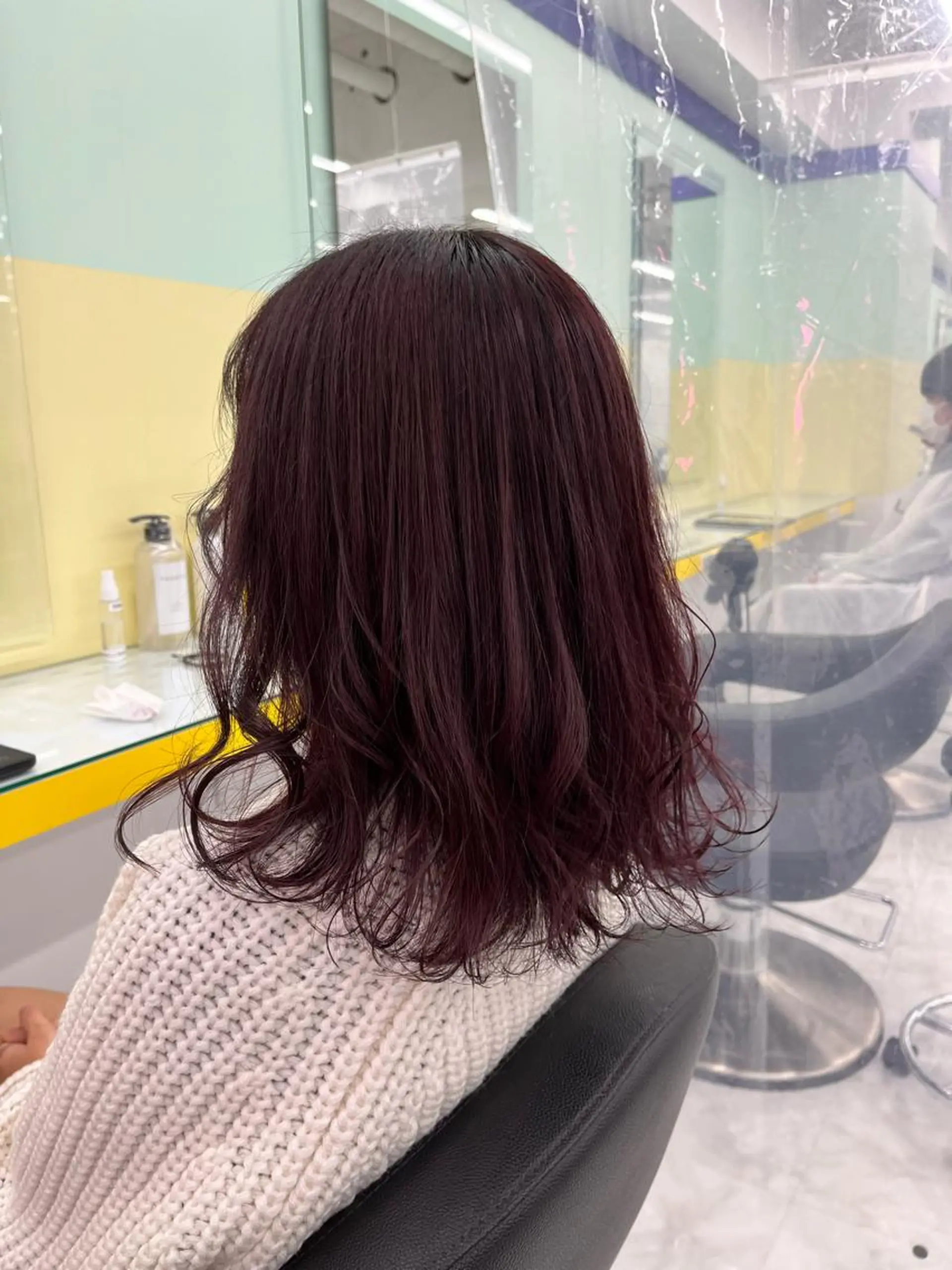 セミロング カット ヘアカラー トリートメント ヘッドスパ ヘアセット I S所属・🌿透明感カラー‪ 縮毛矯正✨かずきのヘアスタイル