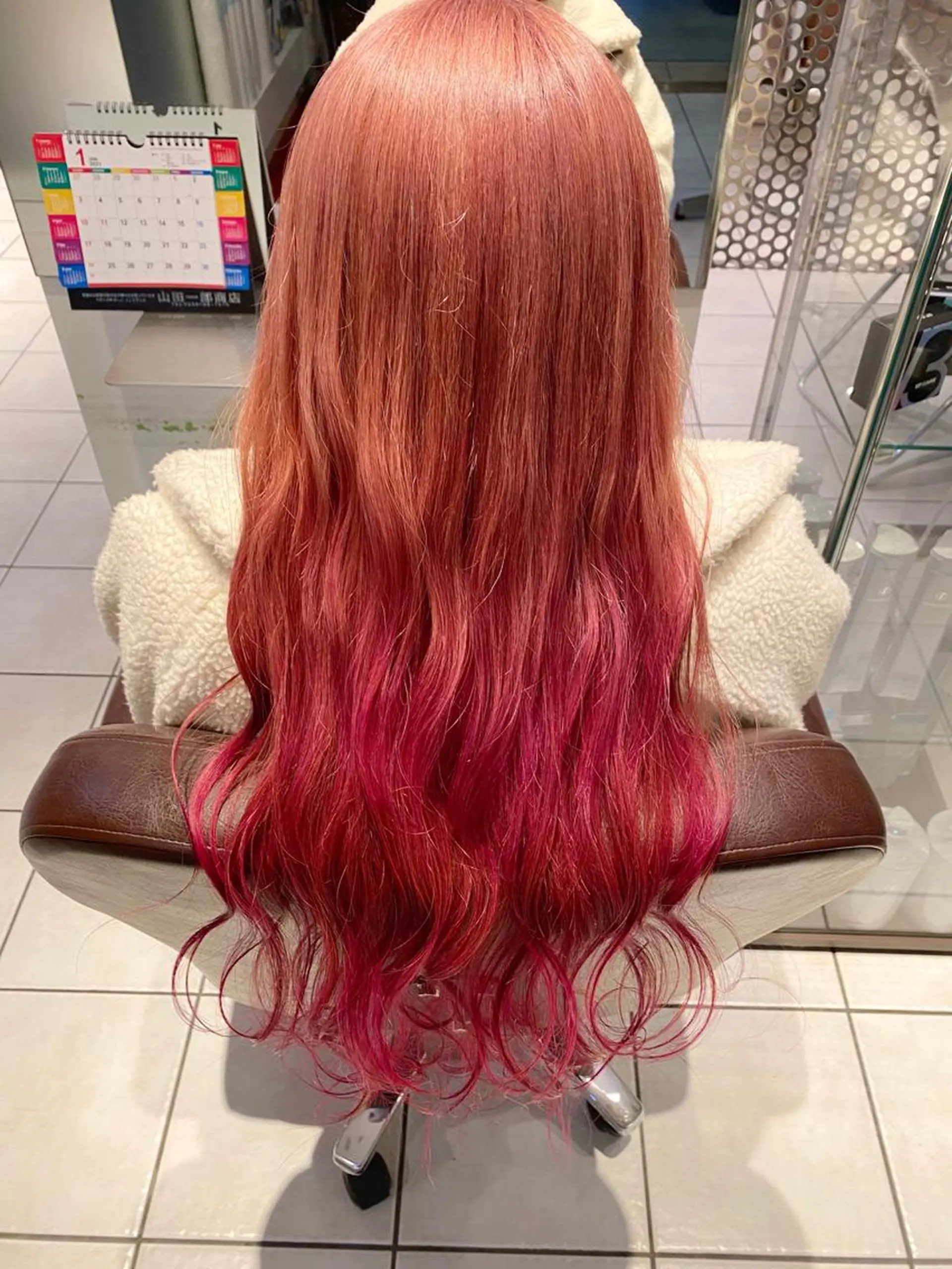 ロング カラー ブリーチ ヘアカラー force  hair所属・🫧富田 苑実🫧のヘアスタイル