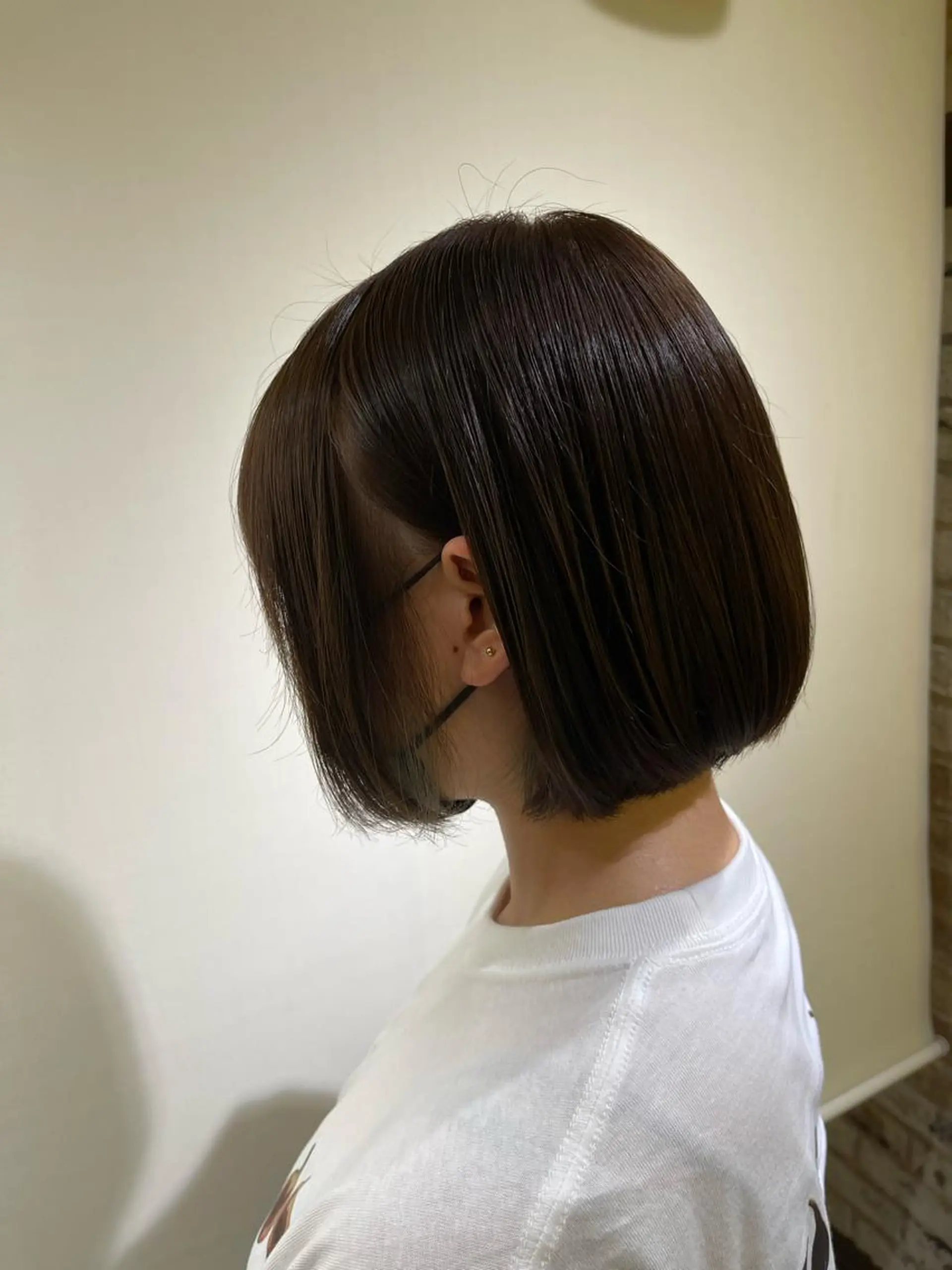 カラー アッシュ アッシュブラウン ブラウンカラー luce所属・千代 夏輝のヘアスタイル
