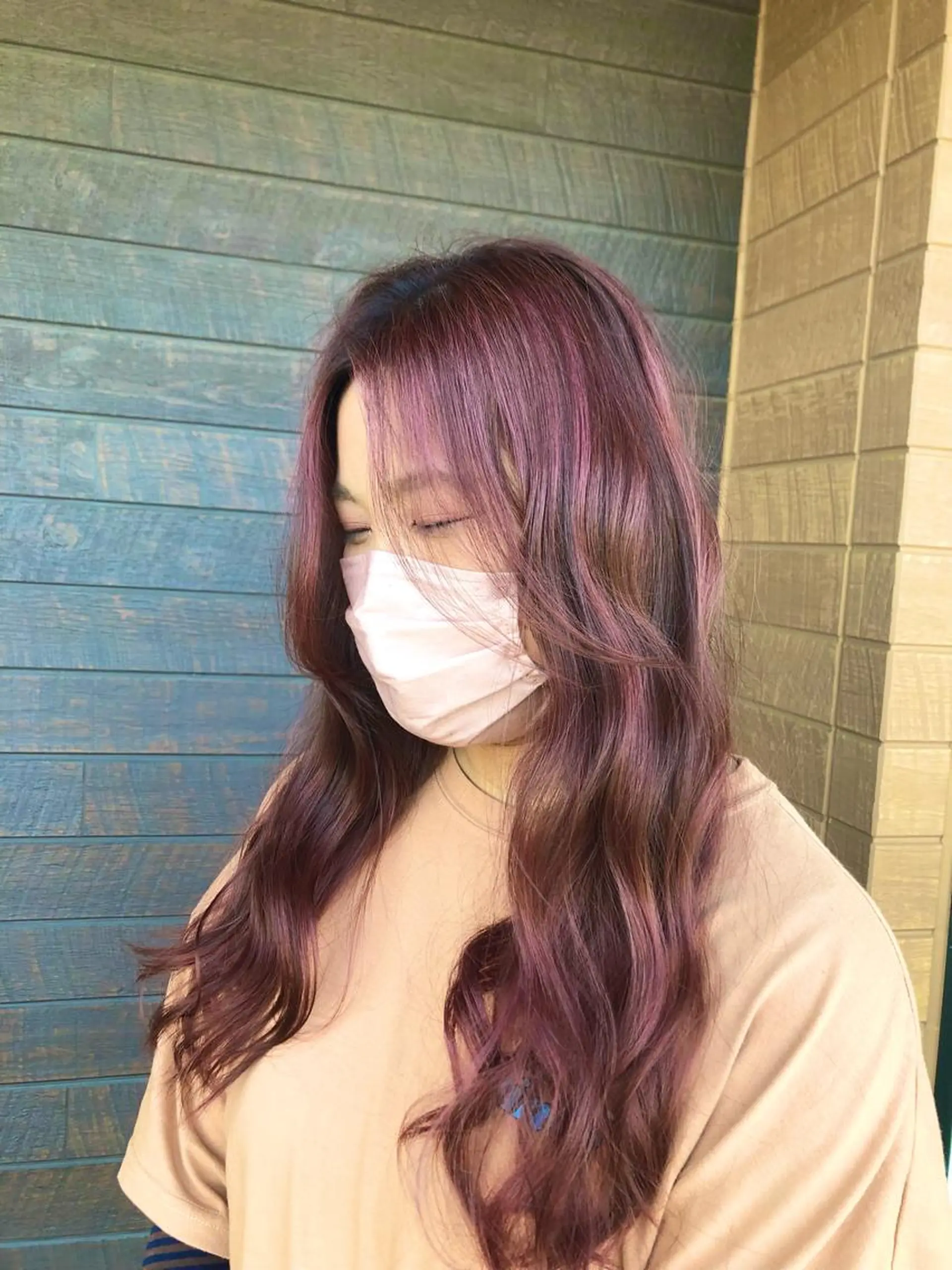 ロング カラー ヘアアレンジ 太白区白髪ぼかし/ ボブカット/千葉達人のヘアスタイル